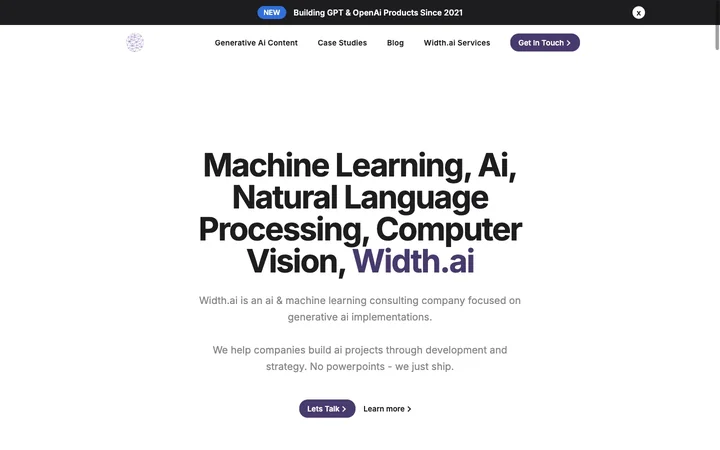 Width.ai product preview