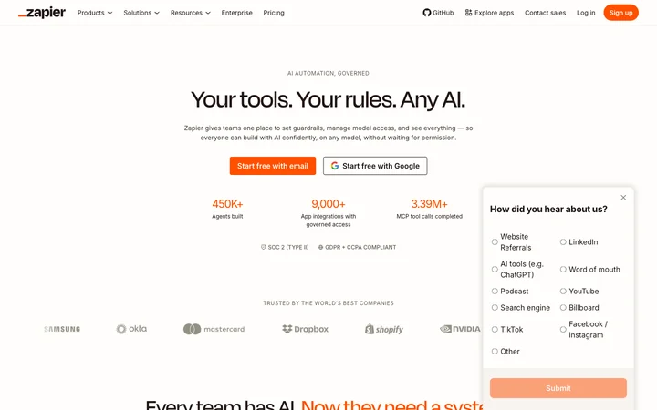 Zapier product preview