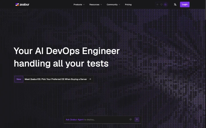 Zeabur product preview