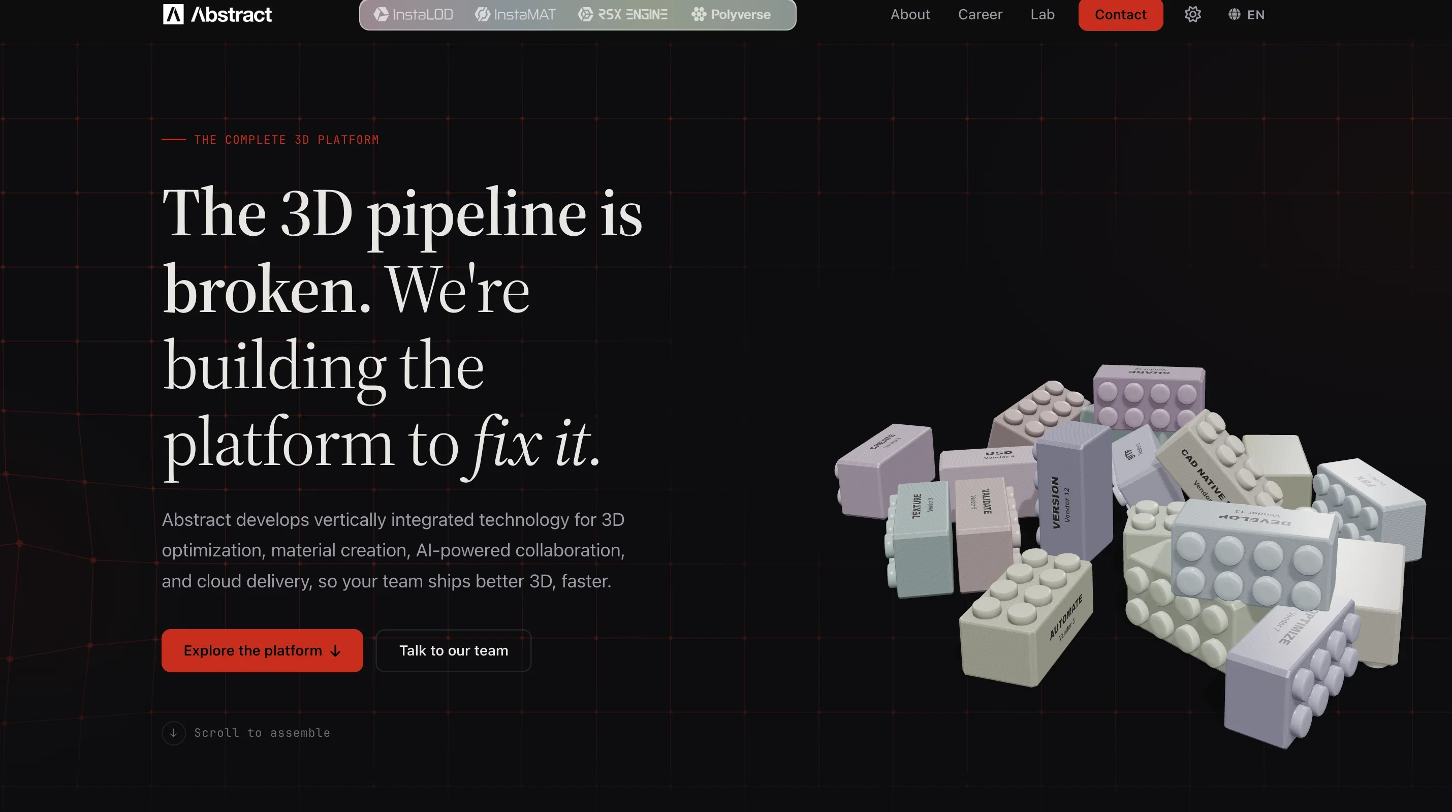 Abstract3D product preview