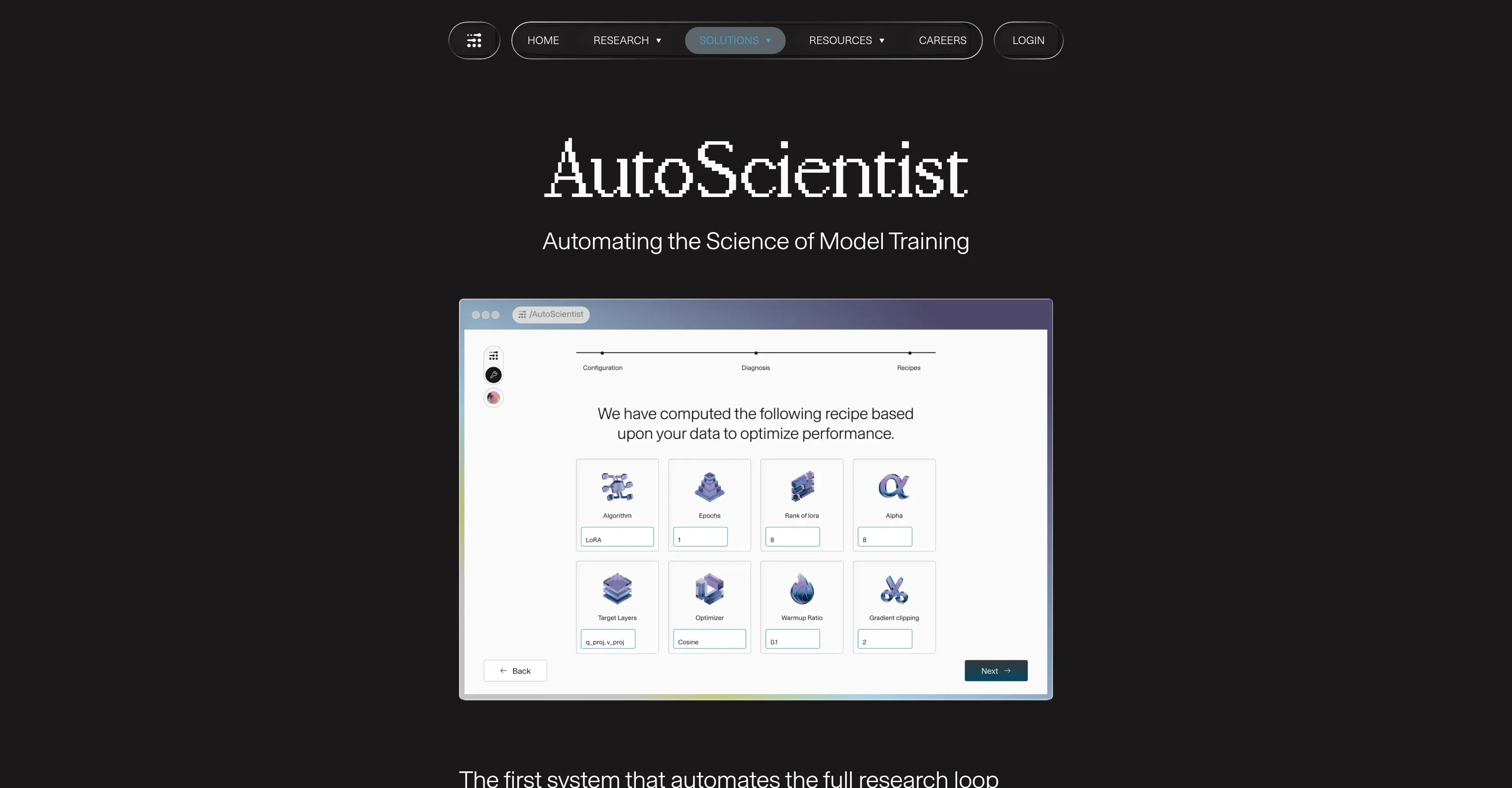 AutoScientist by Adaption Labs product preview