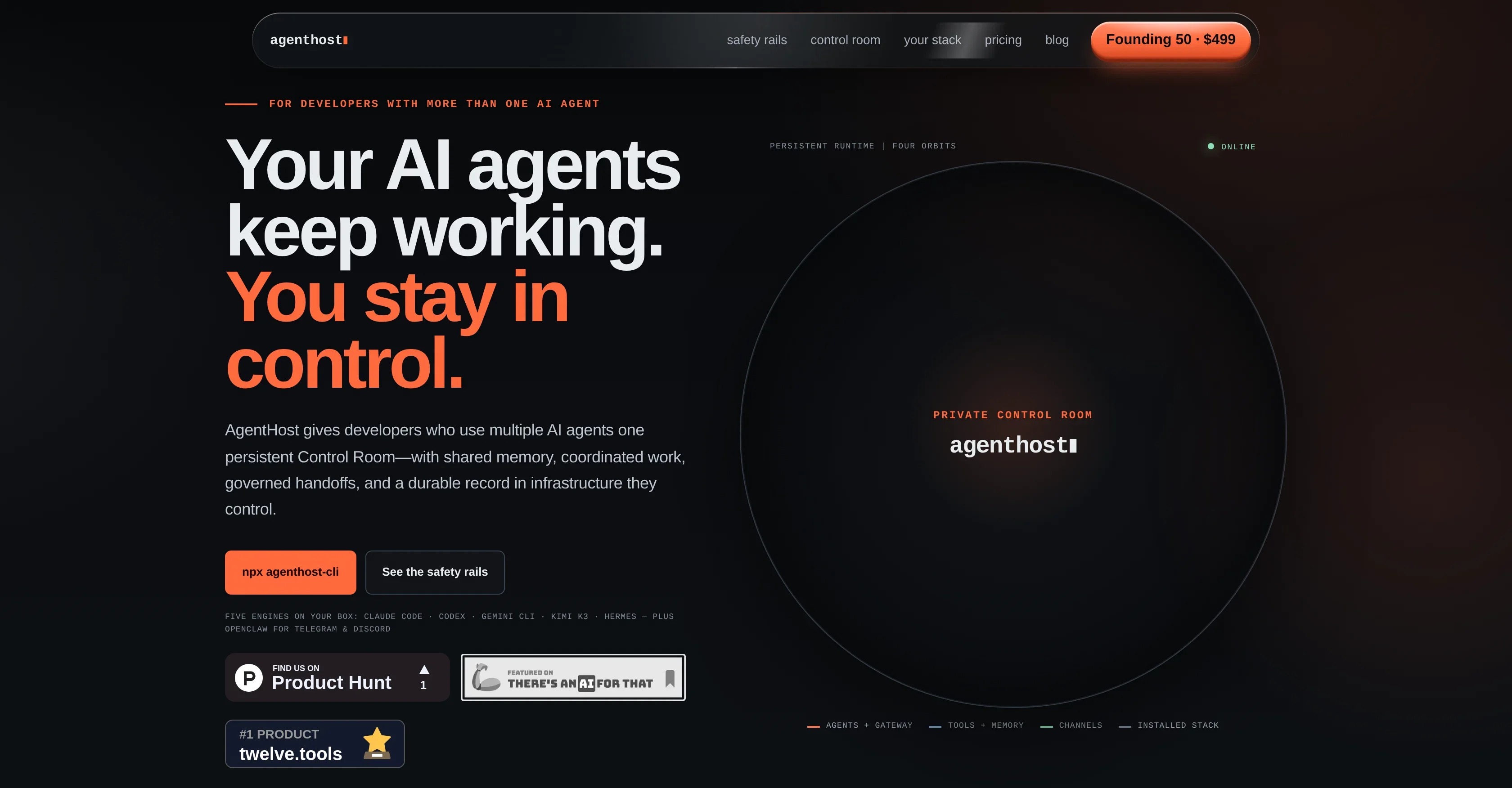 agenthost.space product preview