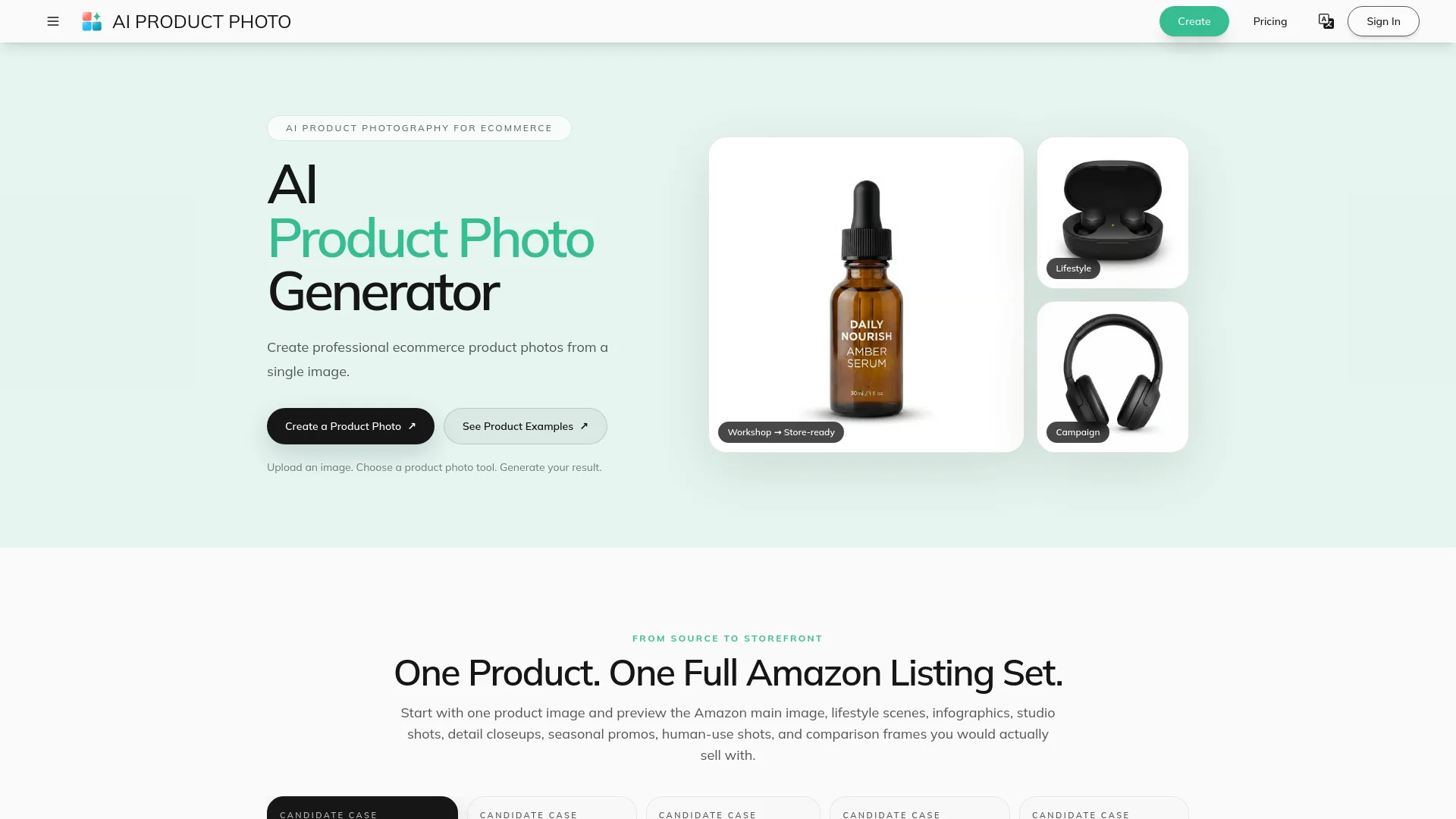 AI PRODUCT PHOTO product preview