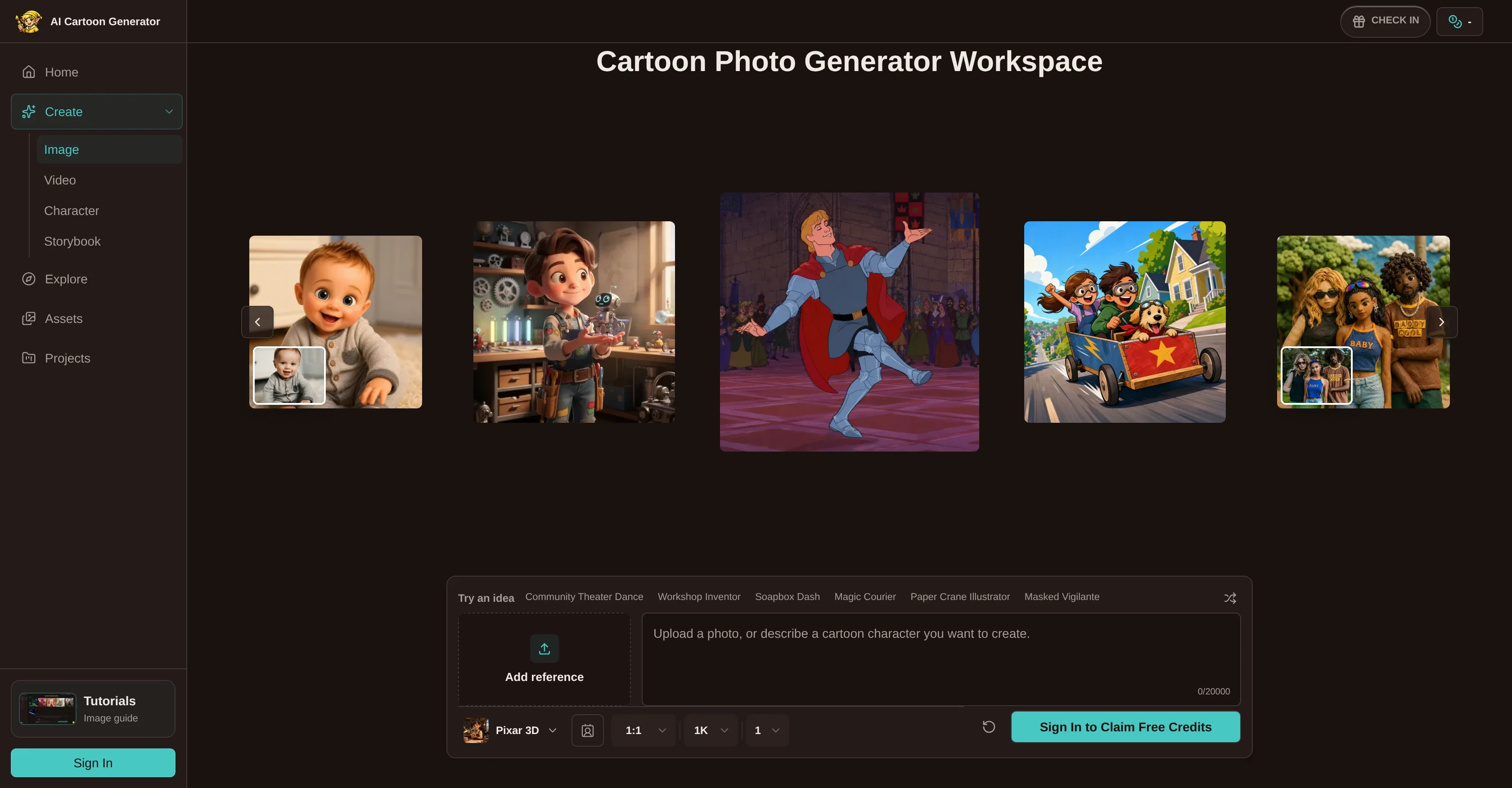 Cartoon Photo Generator product preview