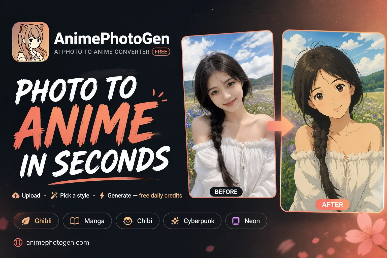 AnimePhotoGen product preview