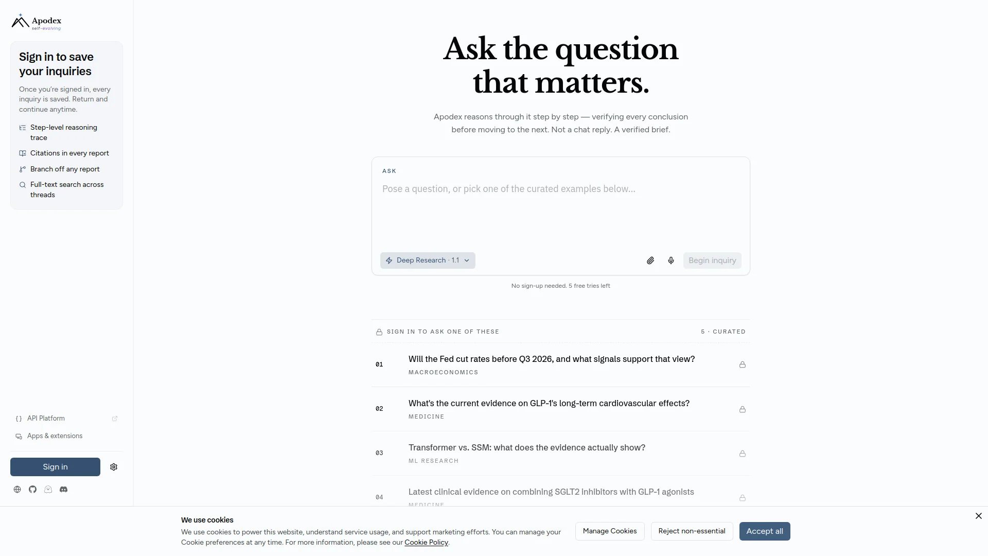Apodex product preview