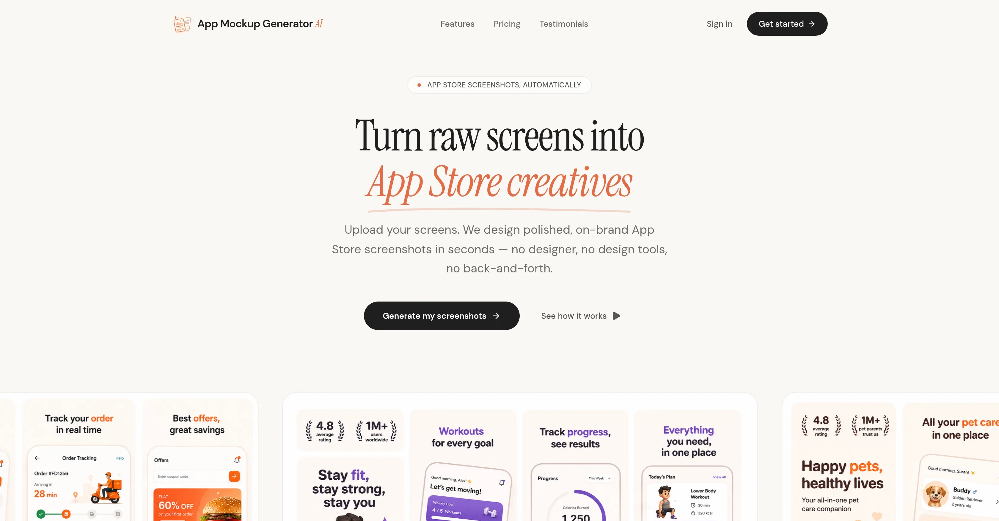App Mockup Generator AI product preview