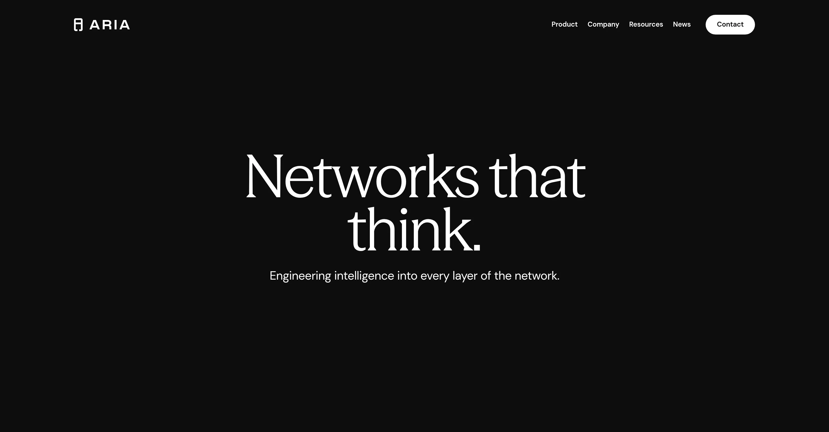 Aria Networks product preview
