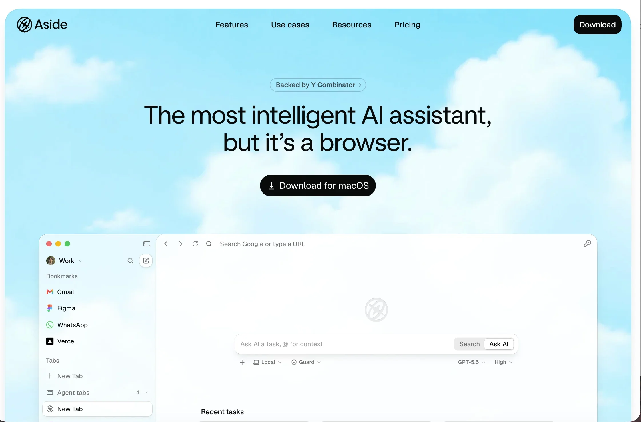 Aside product preview