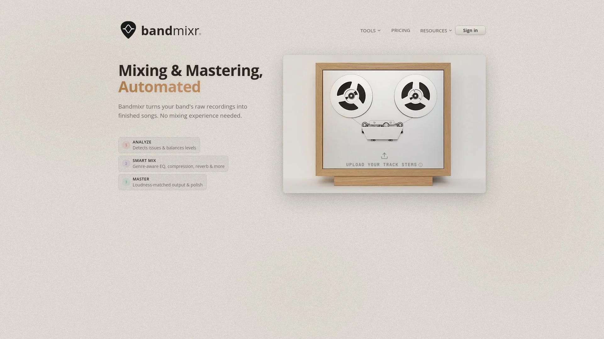 Bandmixr product preview