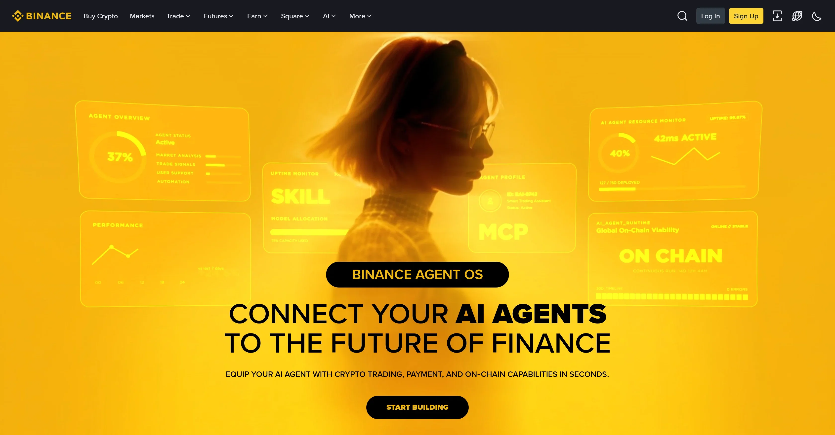 Binance Agent OS product preview