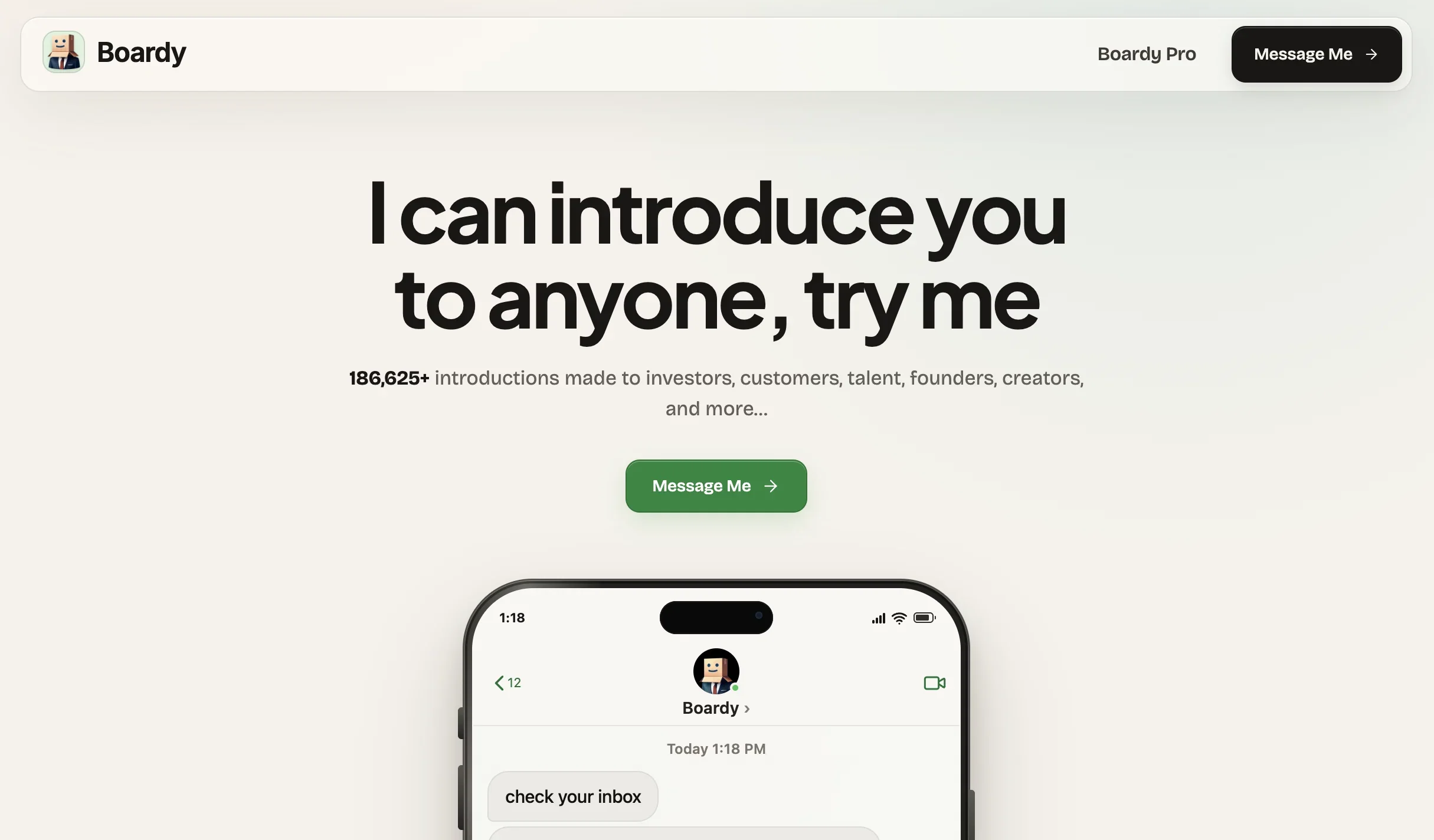 Boardy product preview