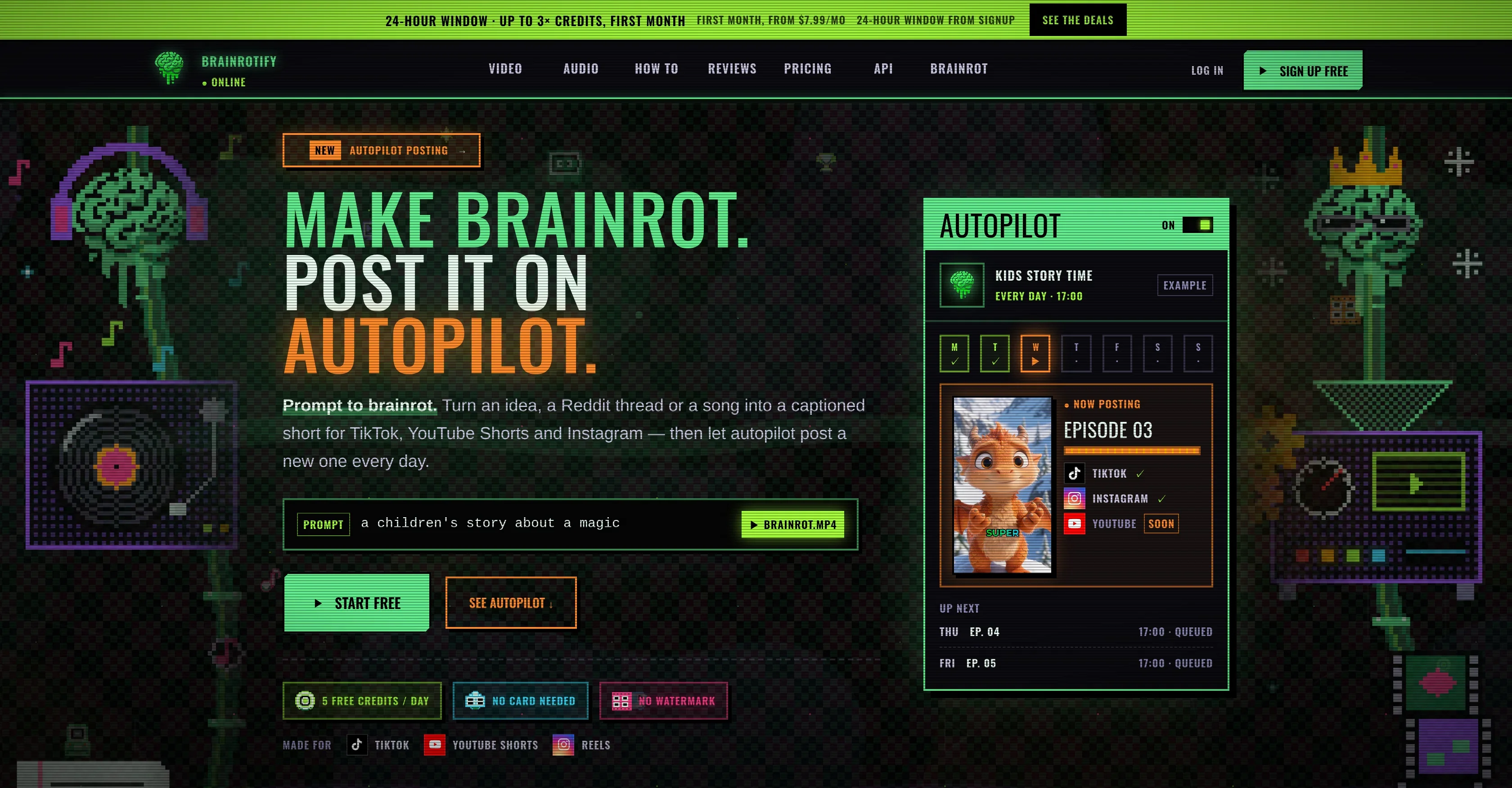 Brainrotify product preview