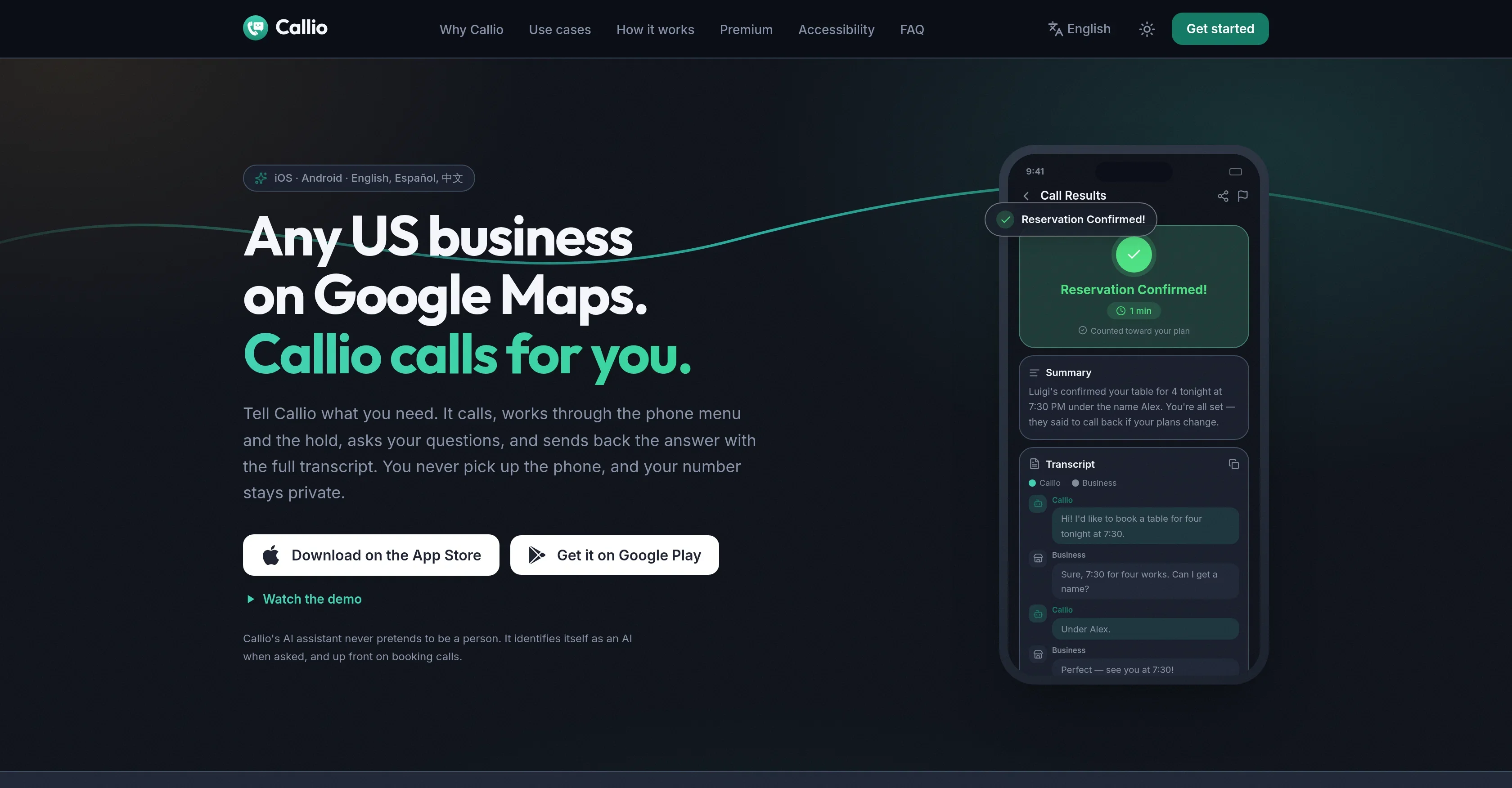 Callio product preview