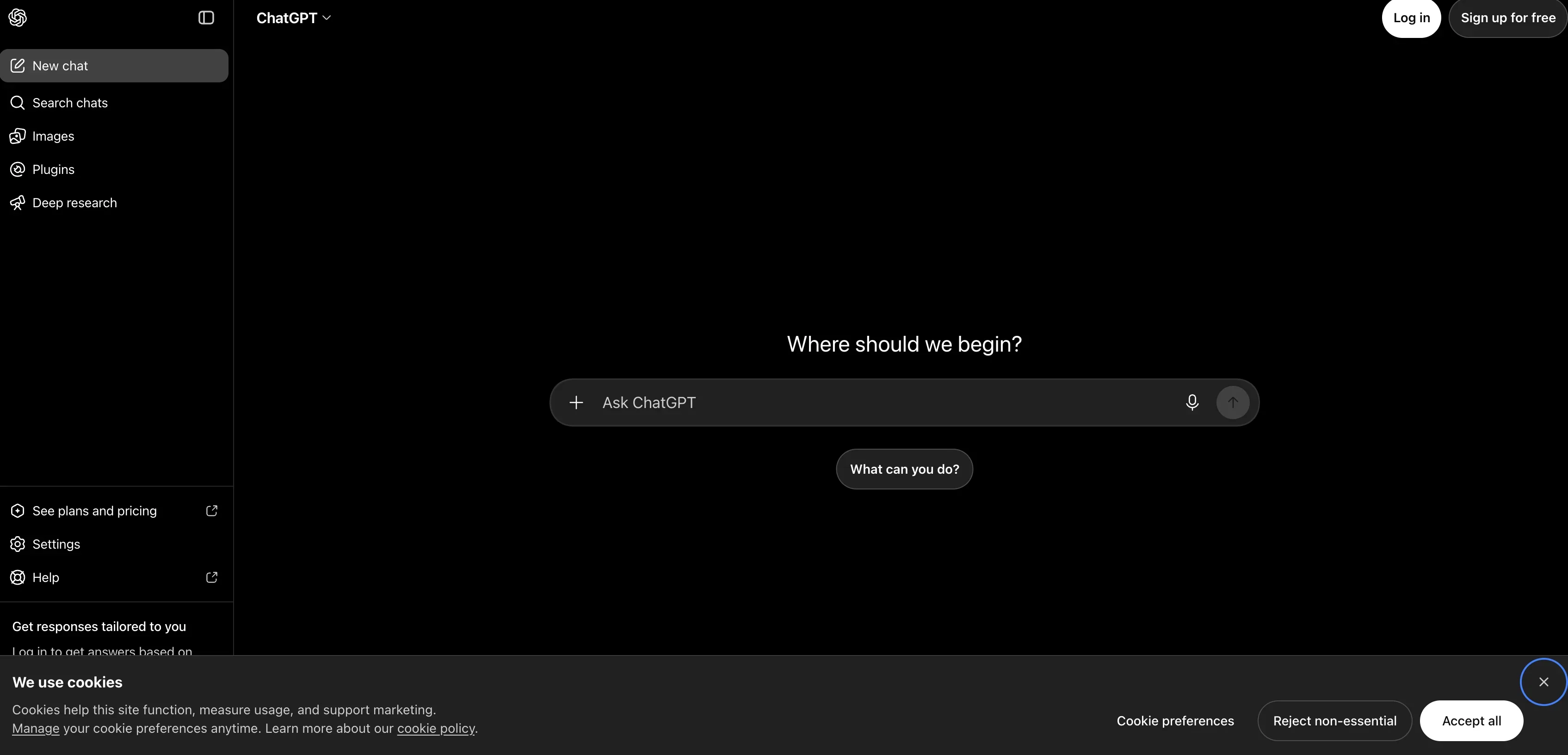 ChatGPT product preview