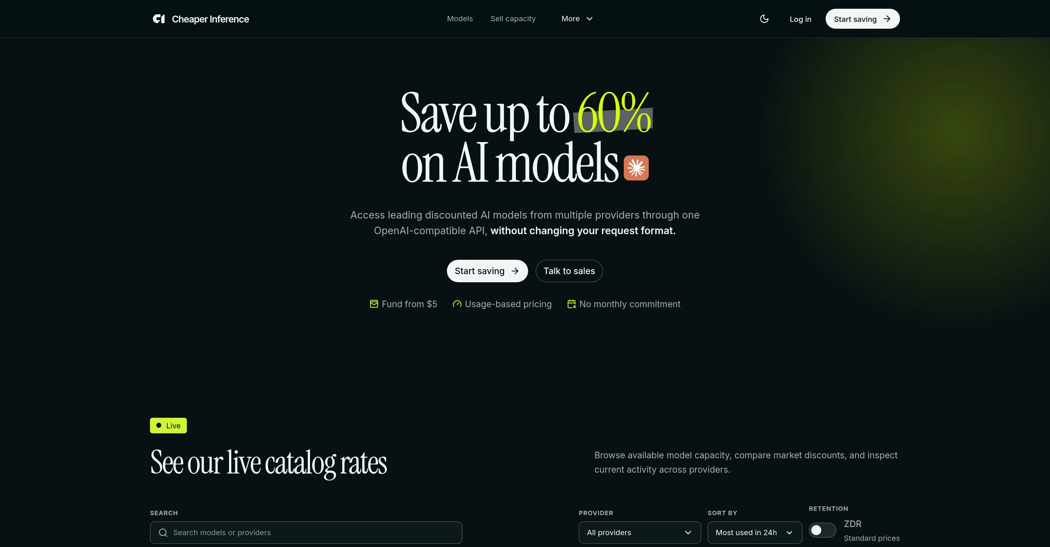 Cheaper Inference product preview