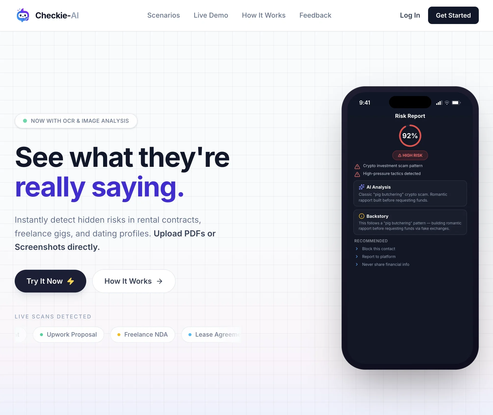 Checkie-AI product preview