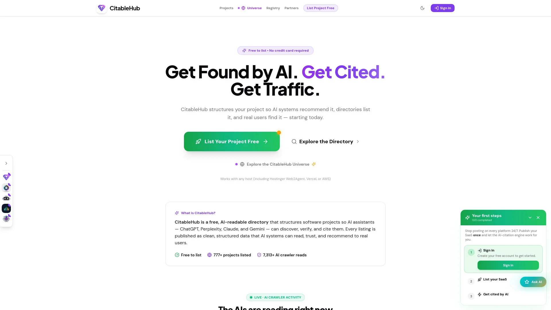 CitableHub product preview