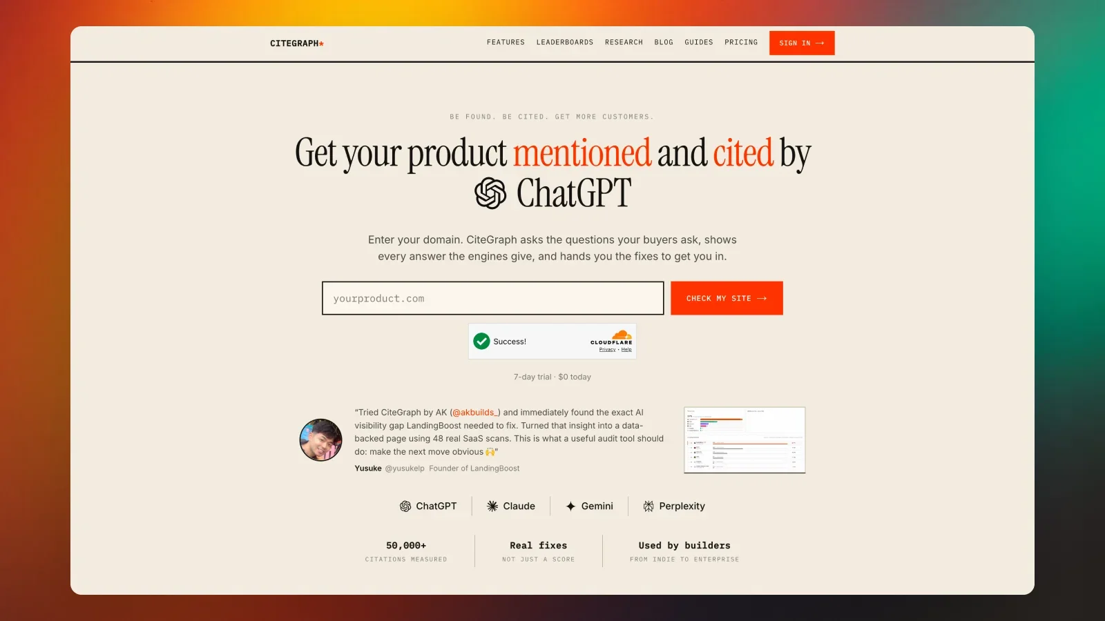 CiteGraph product preview