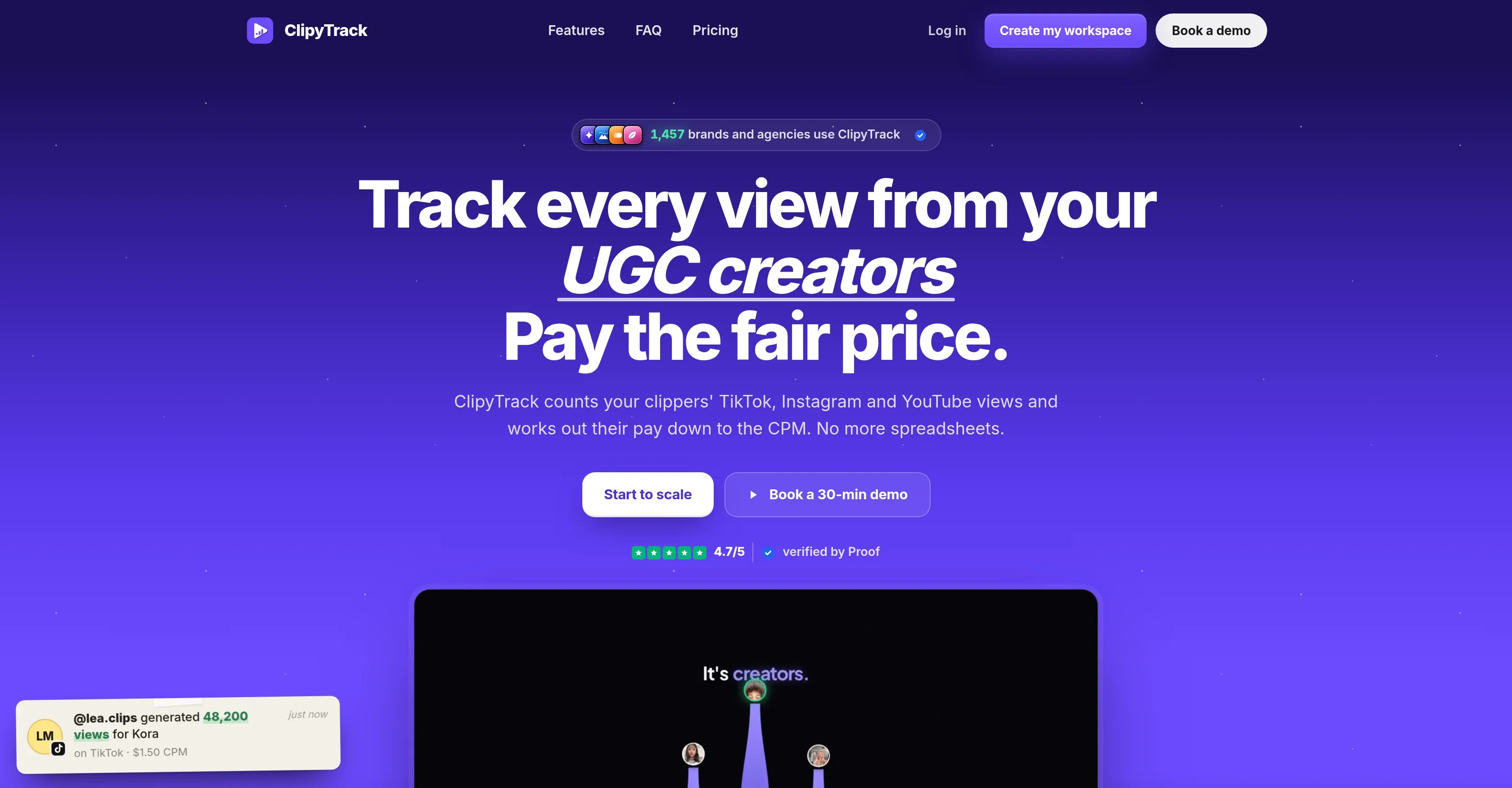 ClipyTrack product preview