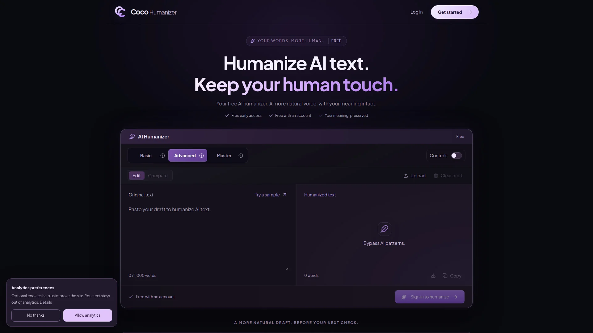 CocoHumanizer product preview