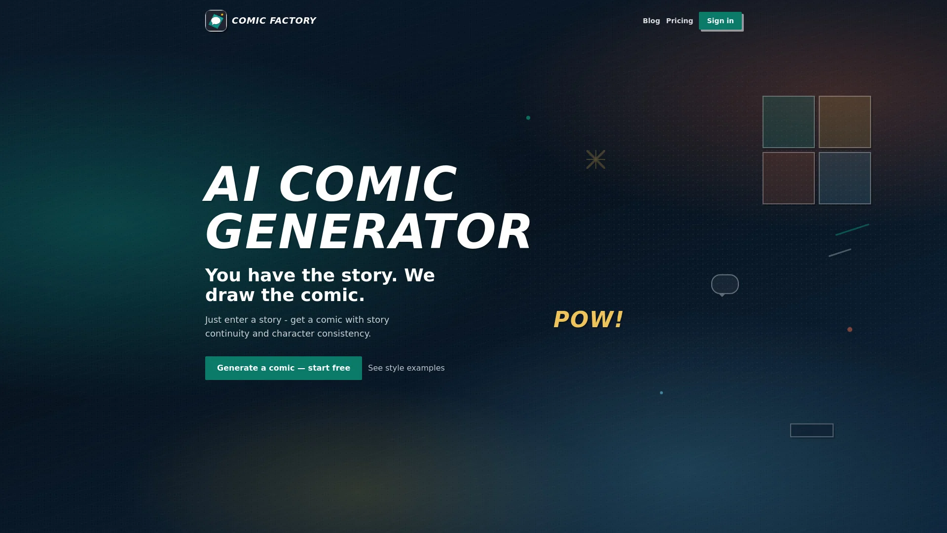 Comic Factory product preview