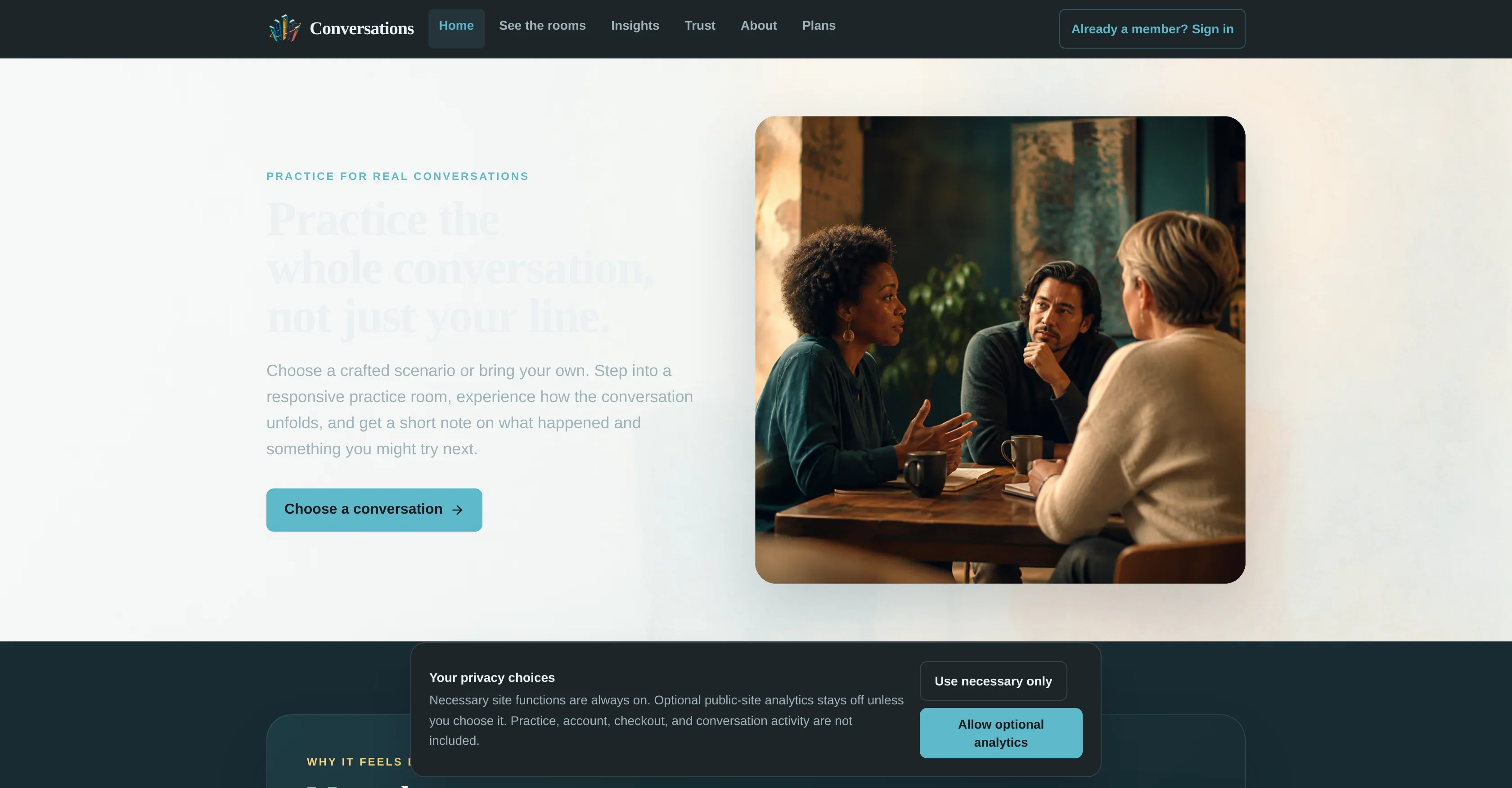 Conversations by ForeverLearning AI product preview