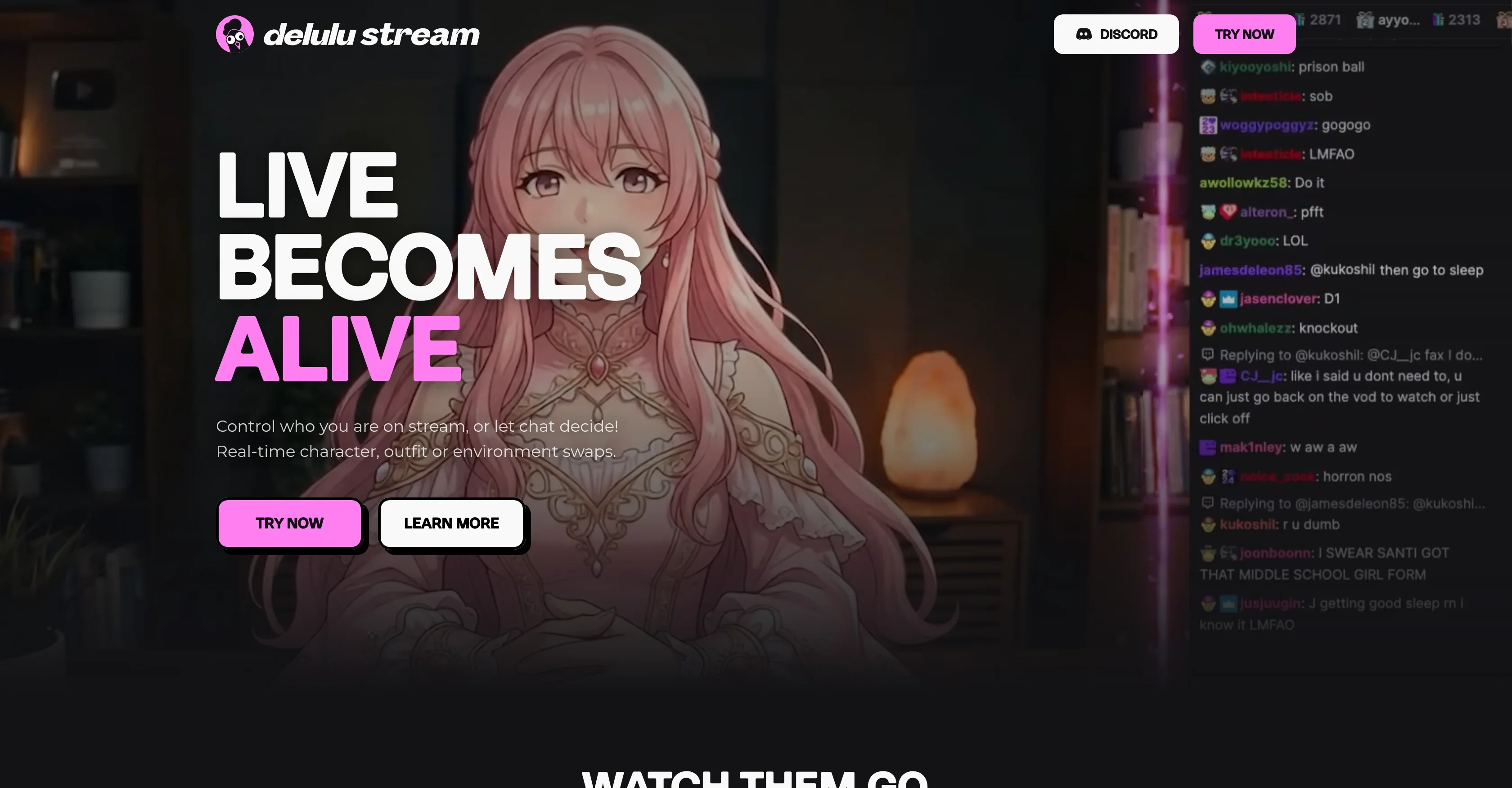 Delulu Stream product preview