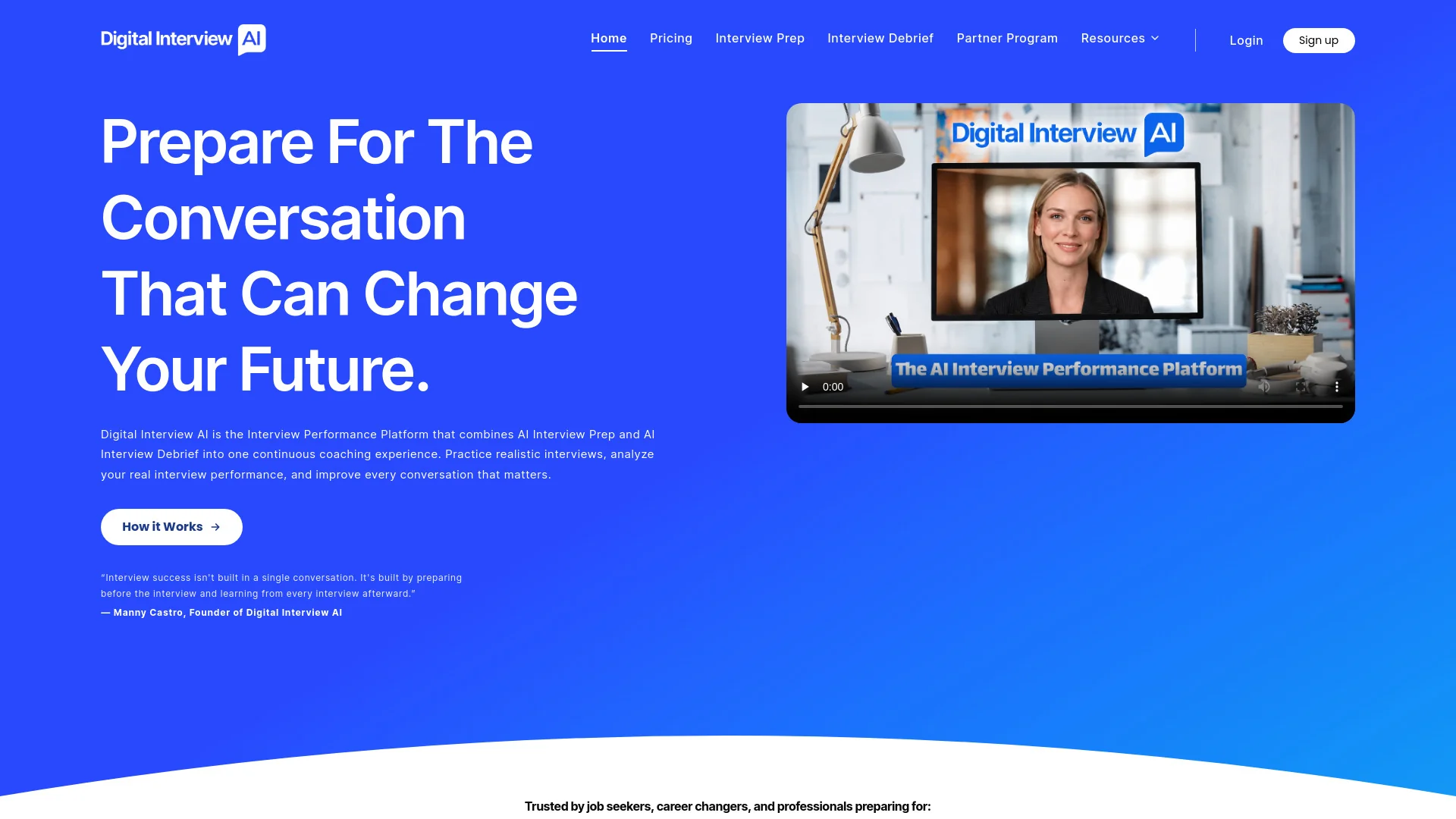 Digital Interview AI product preview