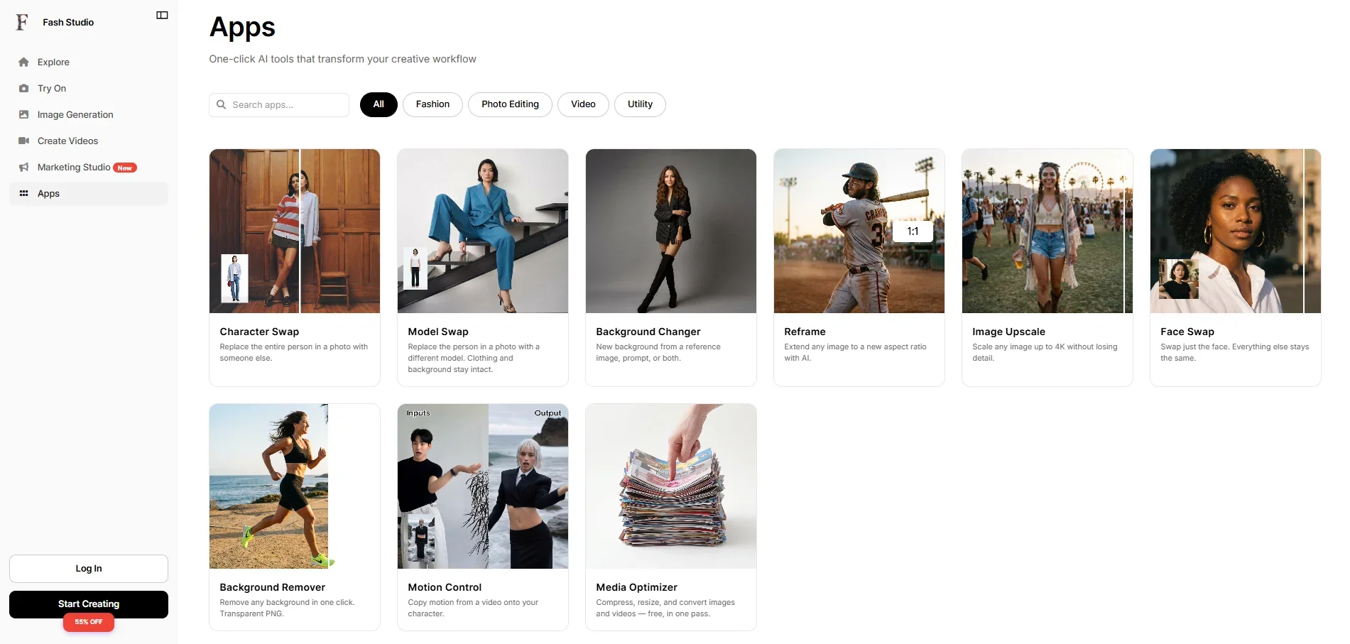 Fash Studio product preview