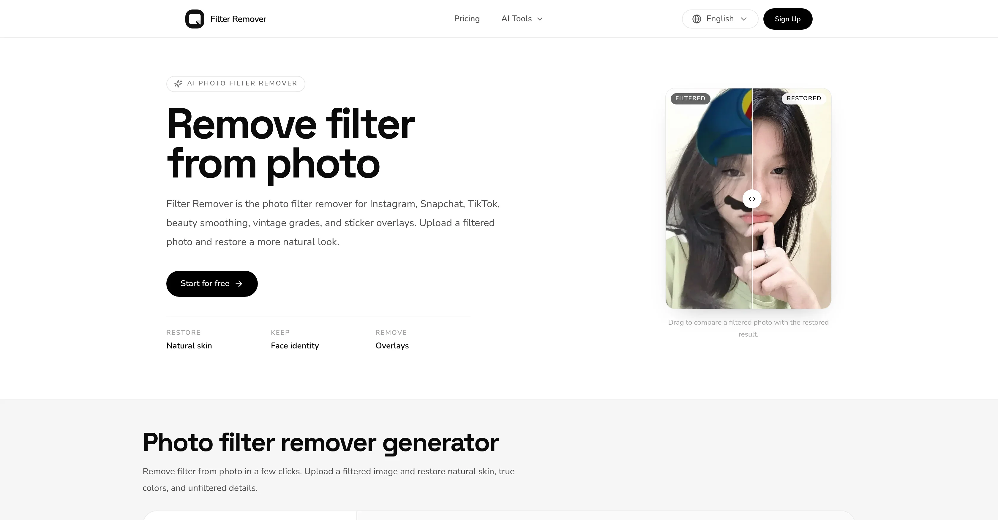 Filter Remover product preview