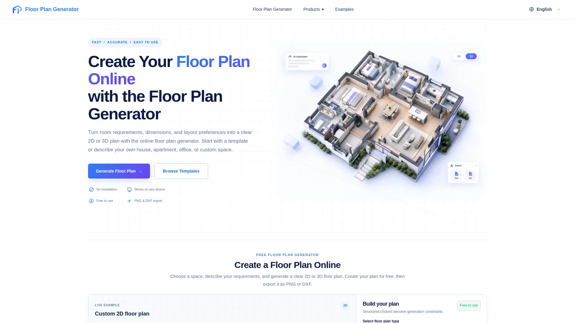 Floor Plan Generator product preview