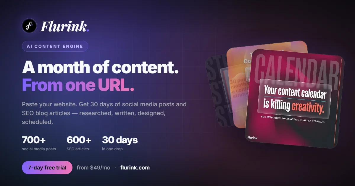 Flurink product preview