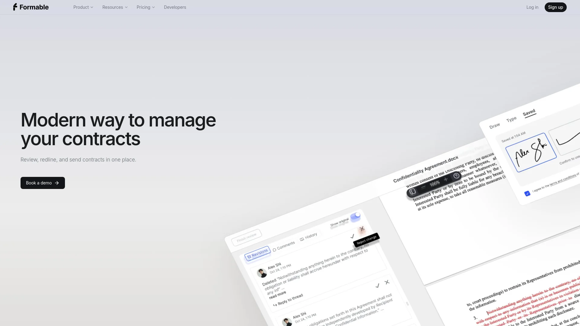 Formable product preview