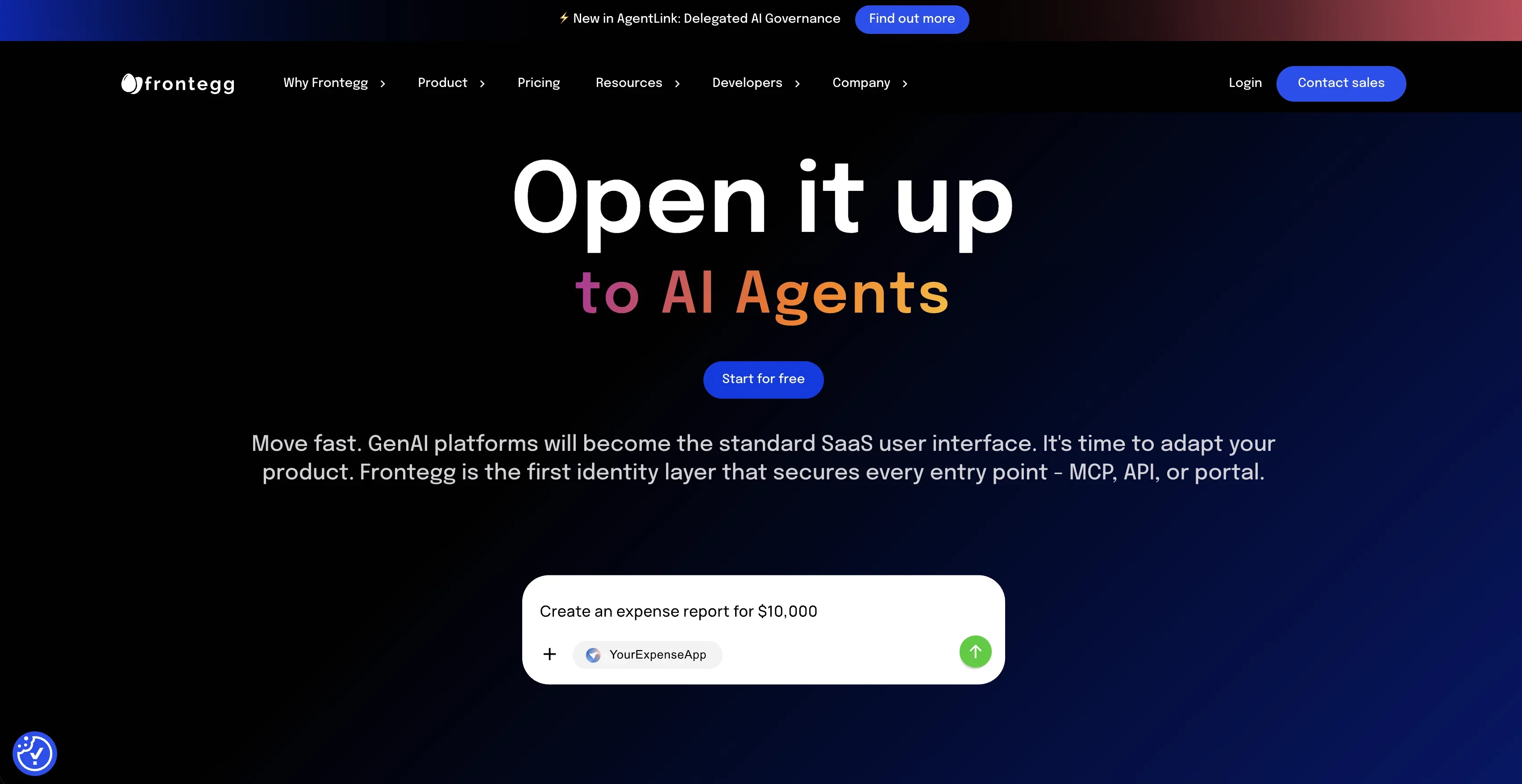 Frontegg product preview