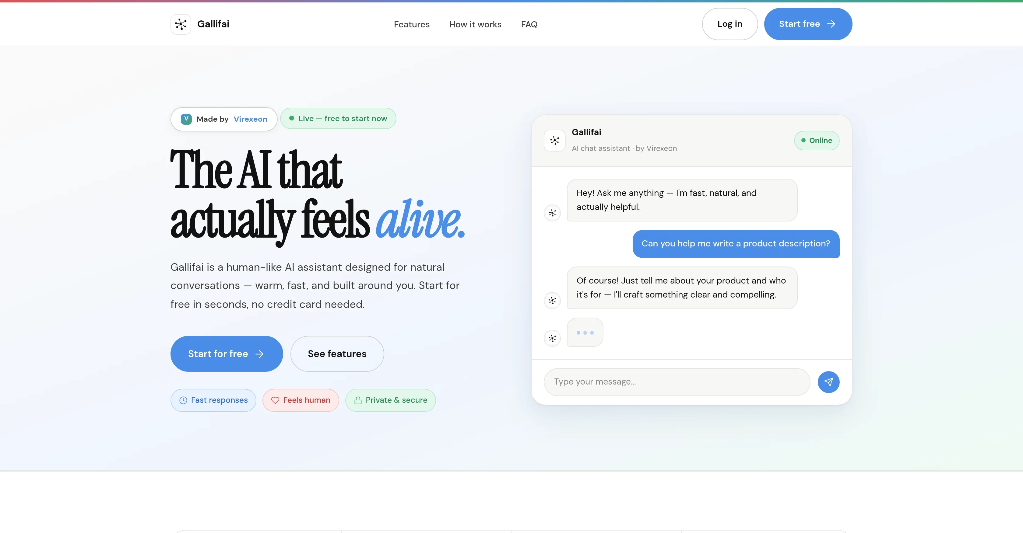 Gallifai product preview