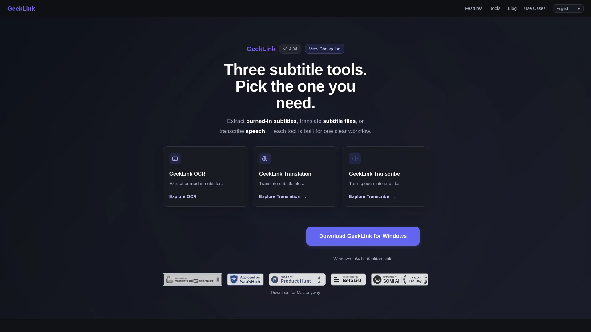 GeekLink product preview
