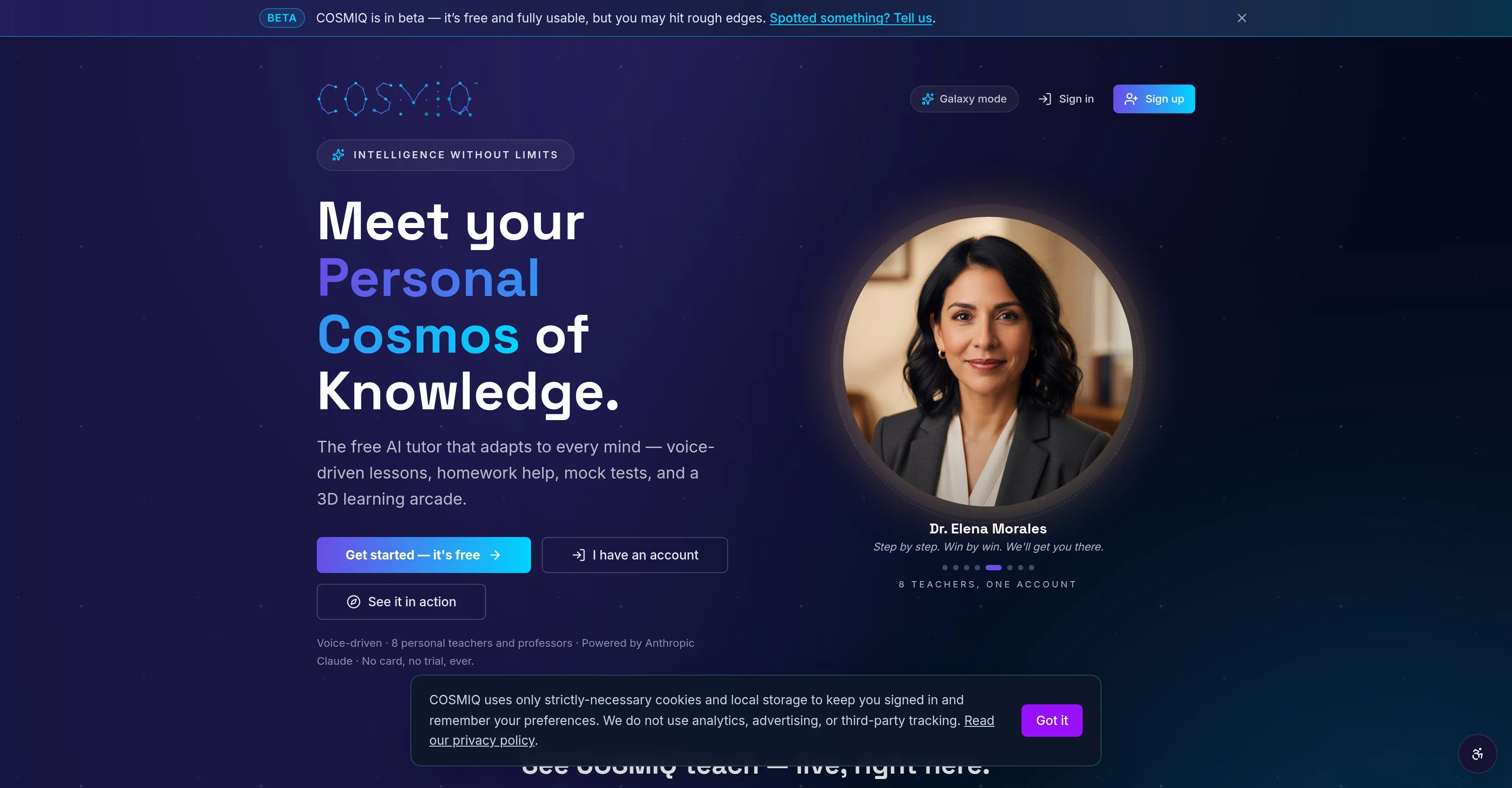 COSMIQ product preview