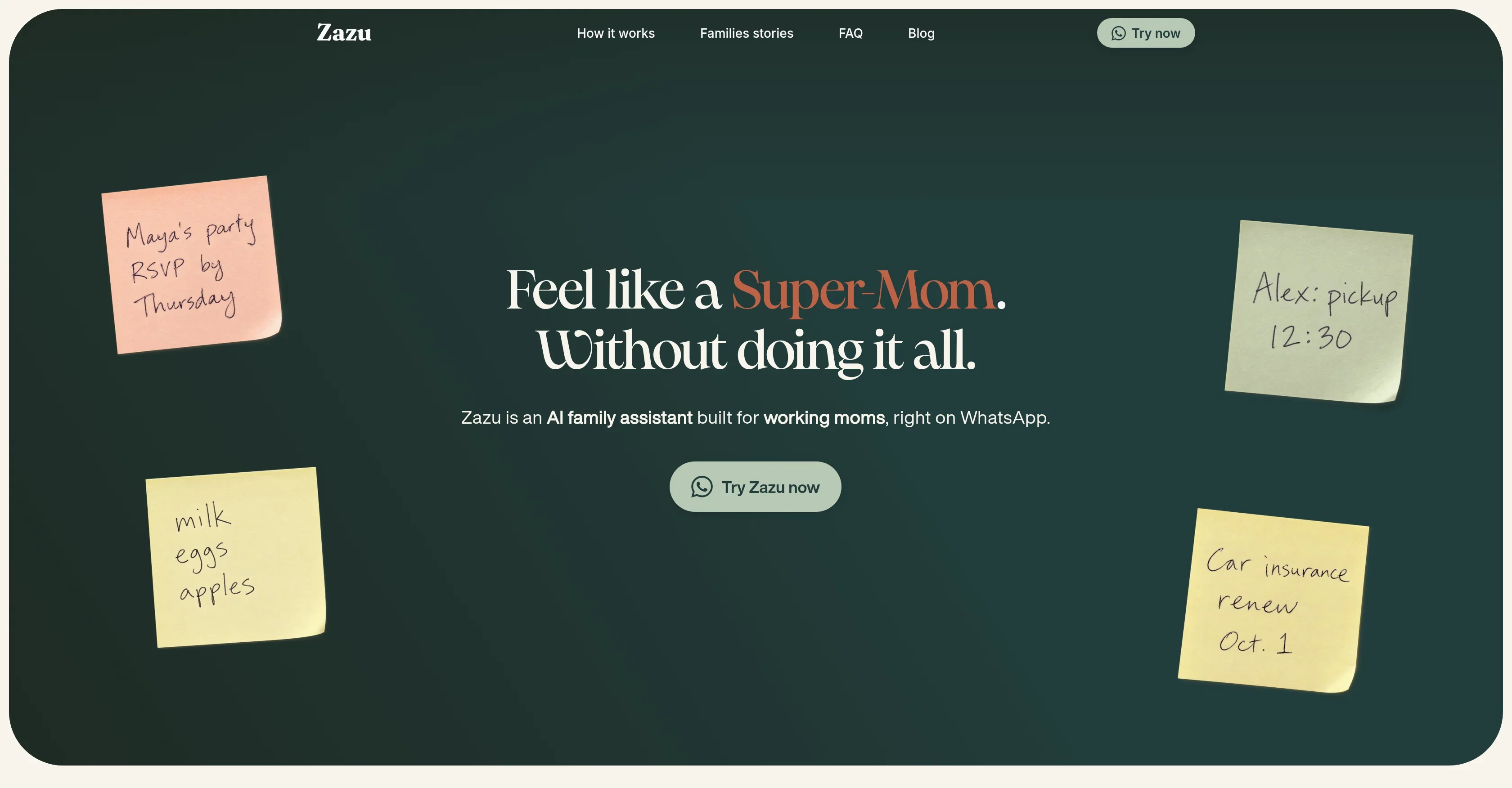 Zazu product preview