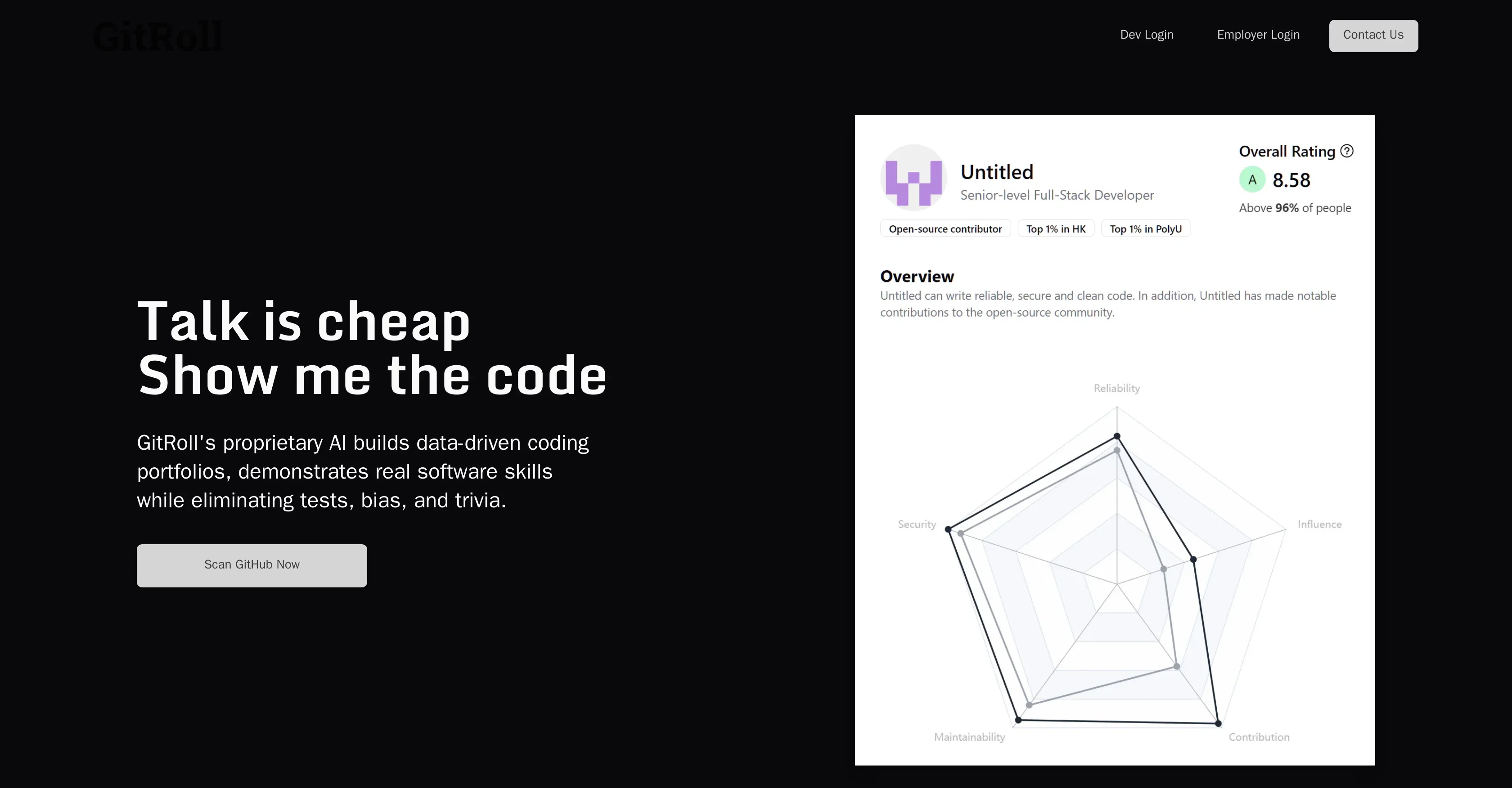 GitRoll product preview