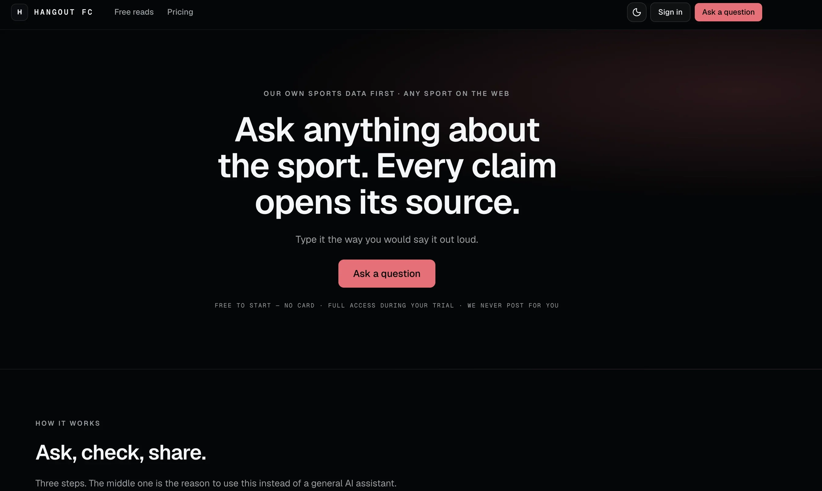 Hangout FC product preview