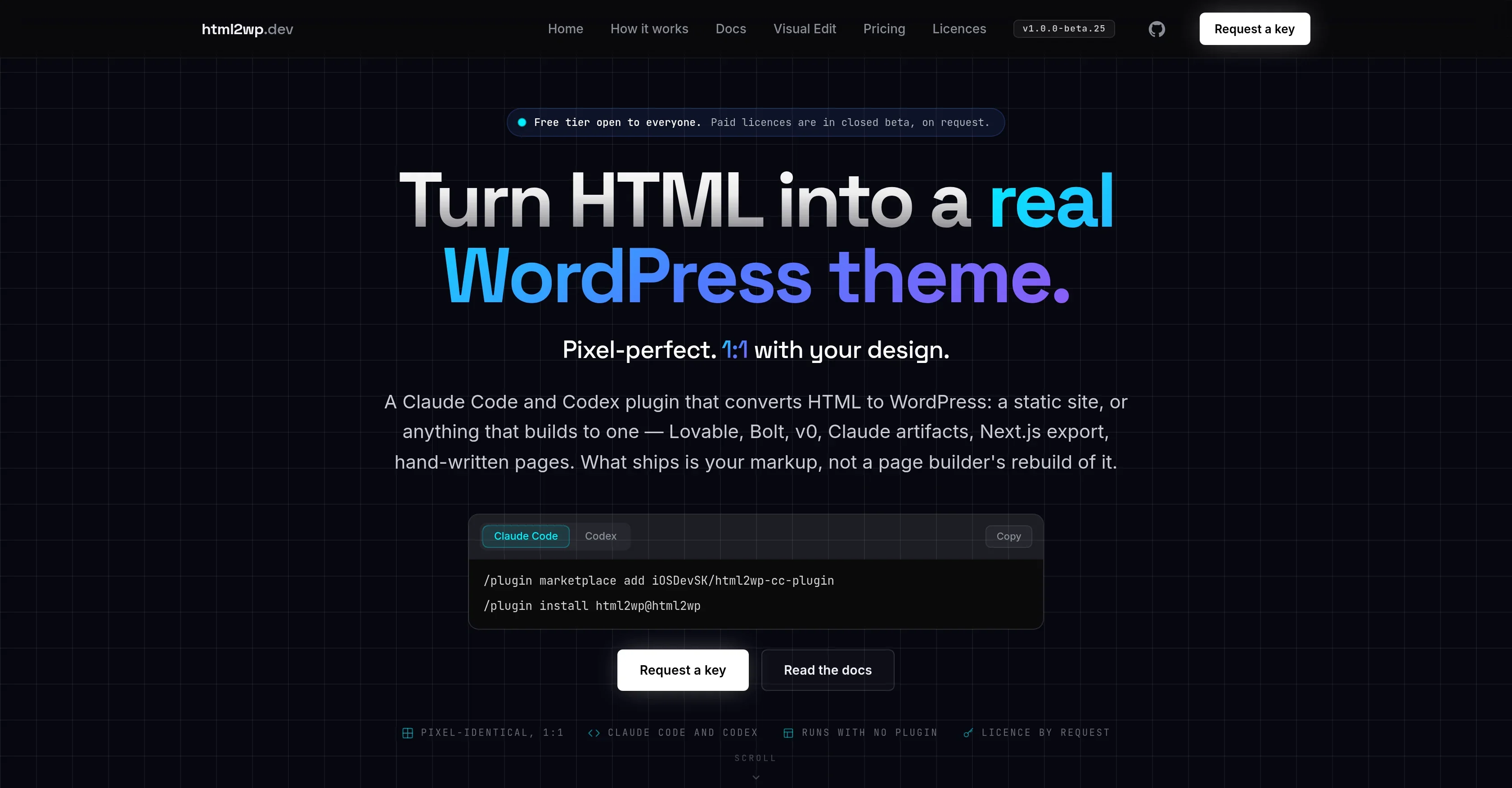 html2wp product preview
