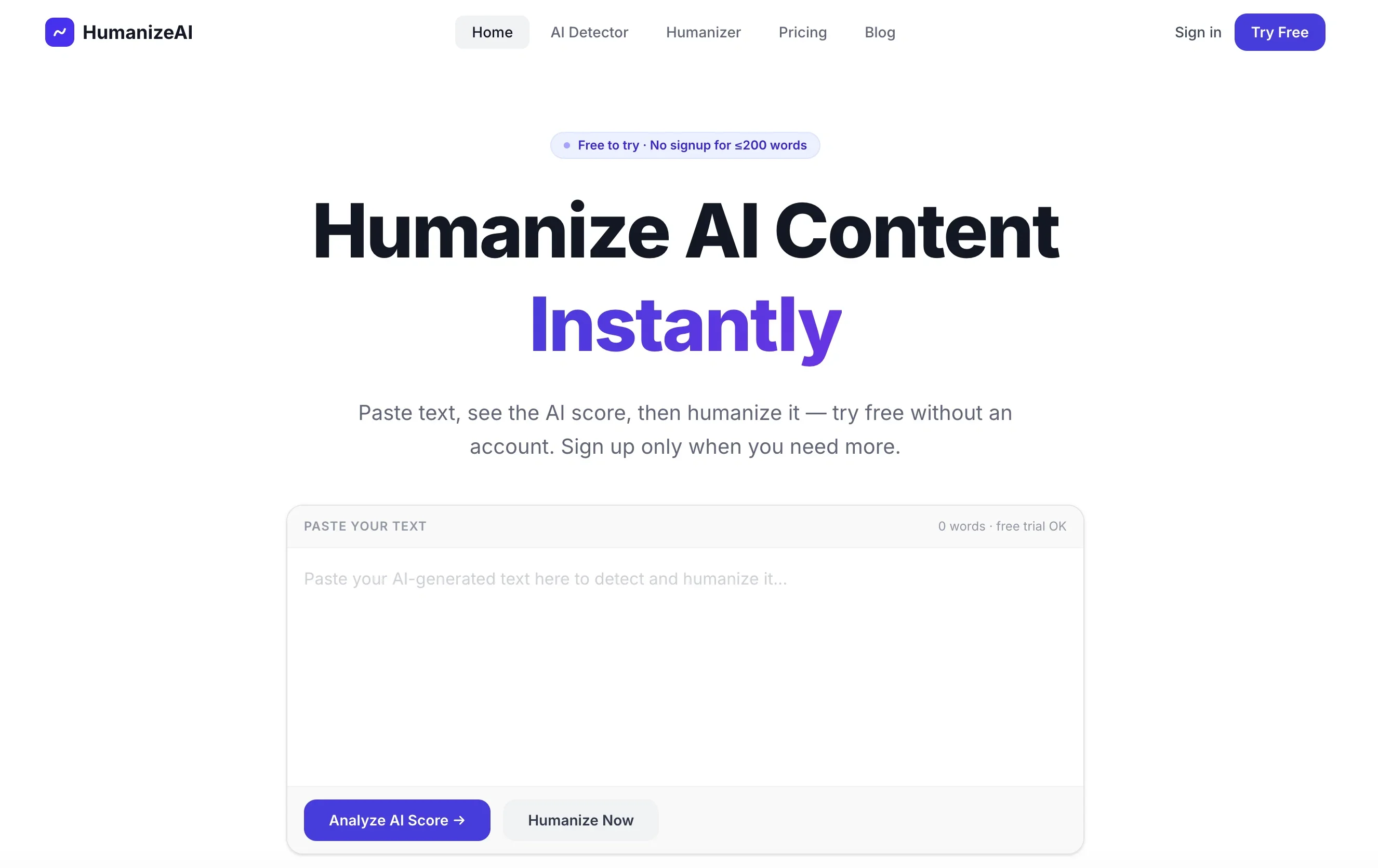Humanizer-AI.net product preview