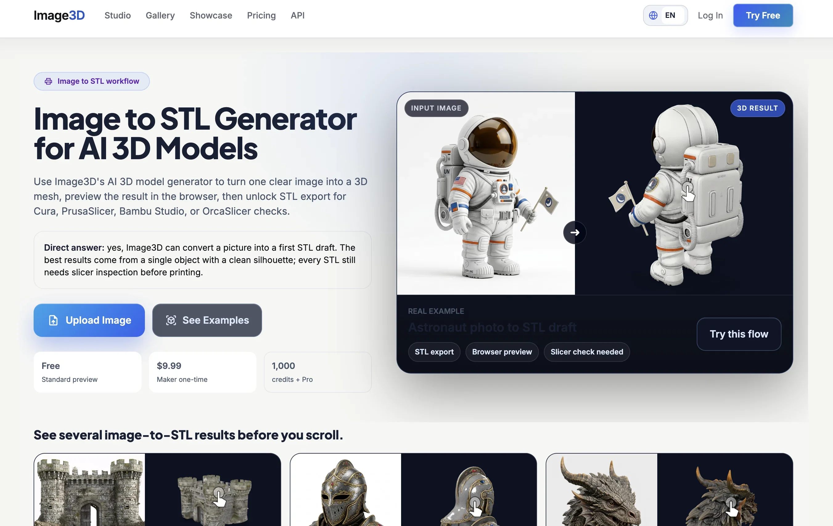 Image3D.io product preview