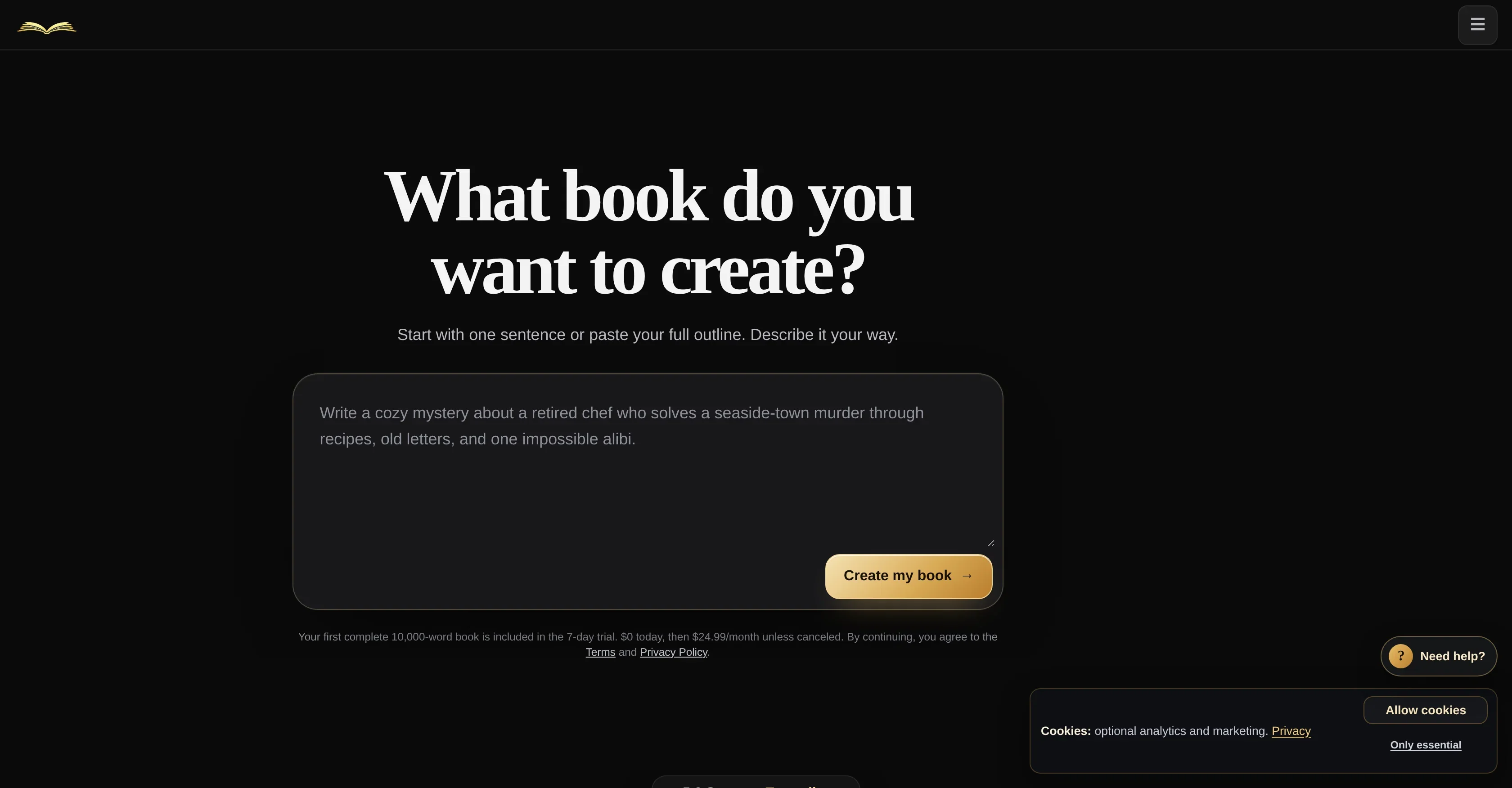 Imagine Your Book product preview