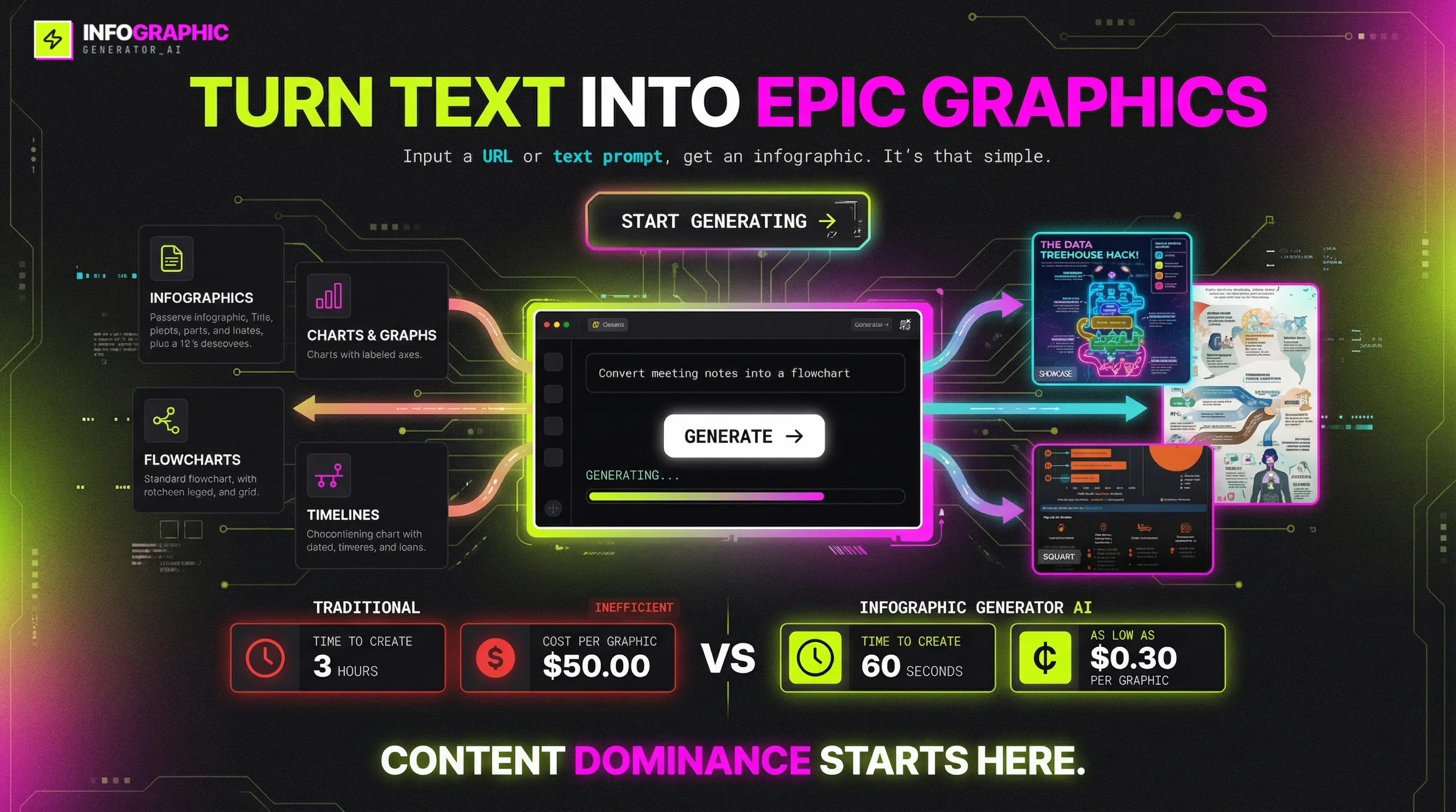 AI Infographic Generator product preview