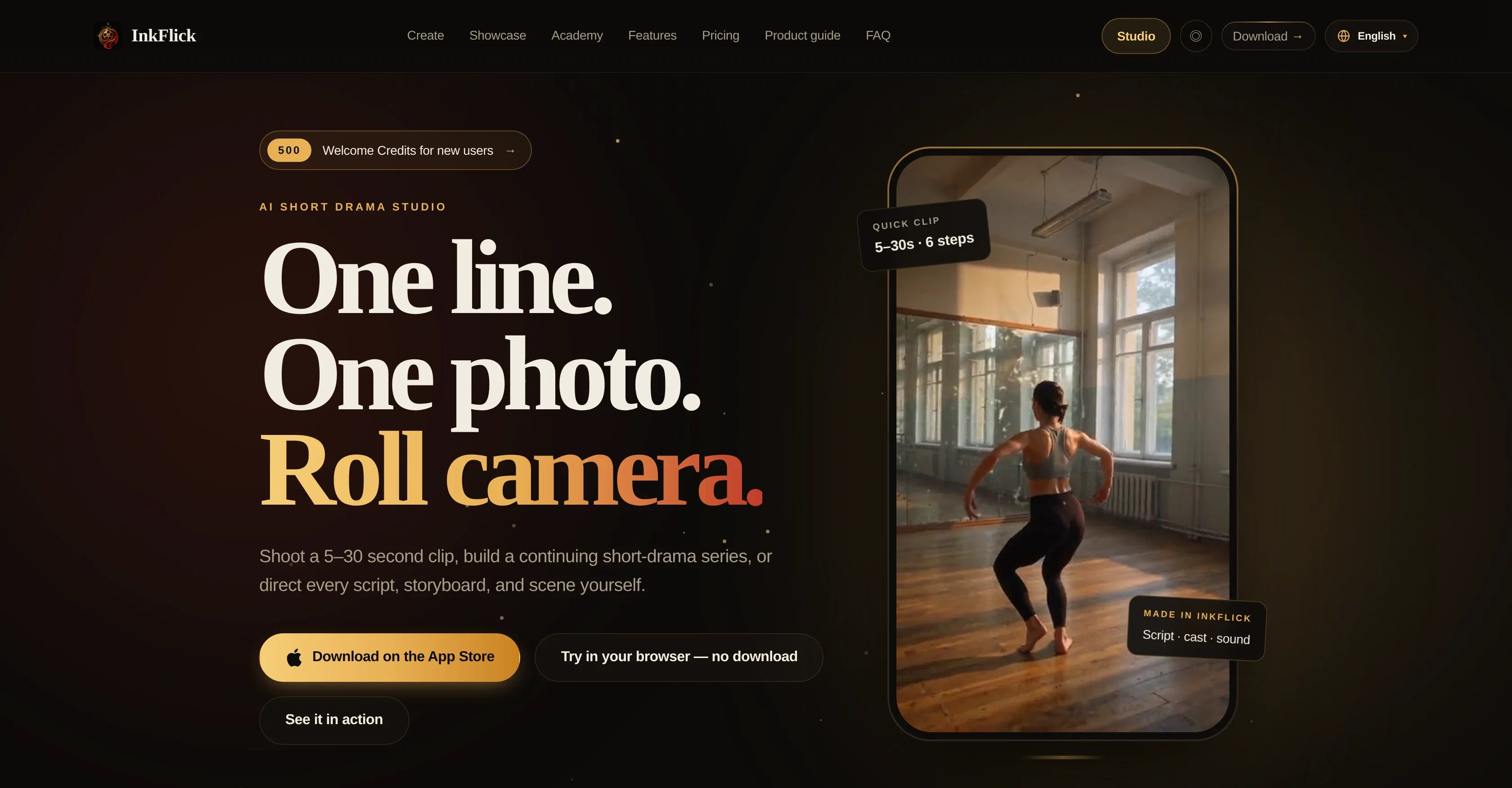 InkFlick product preview