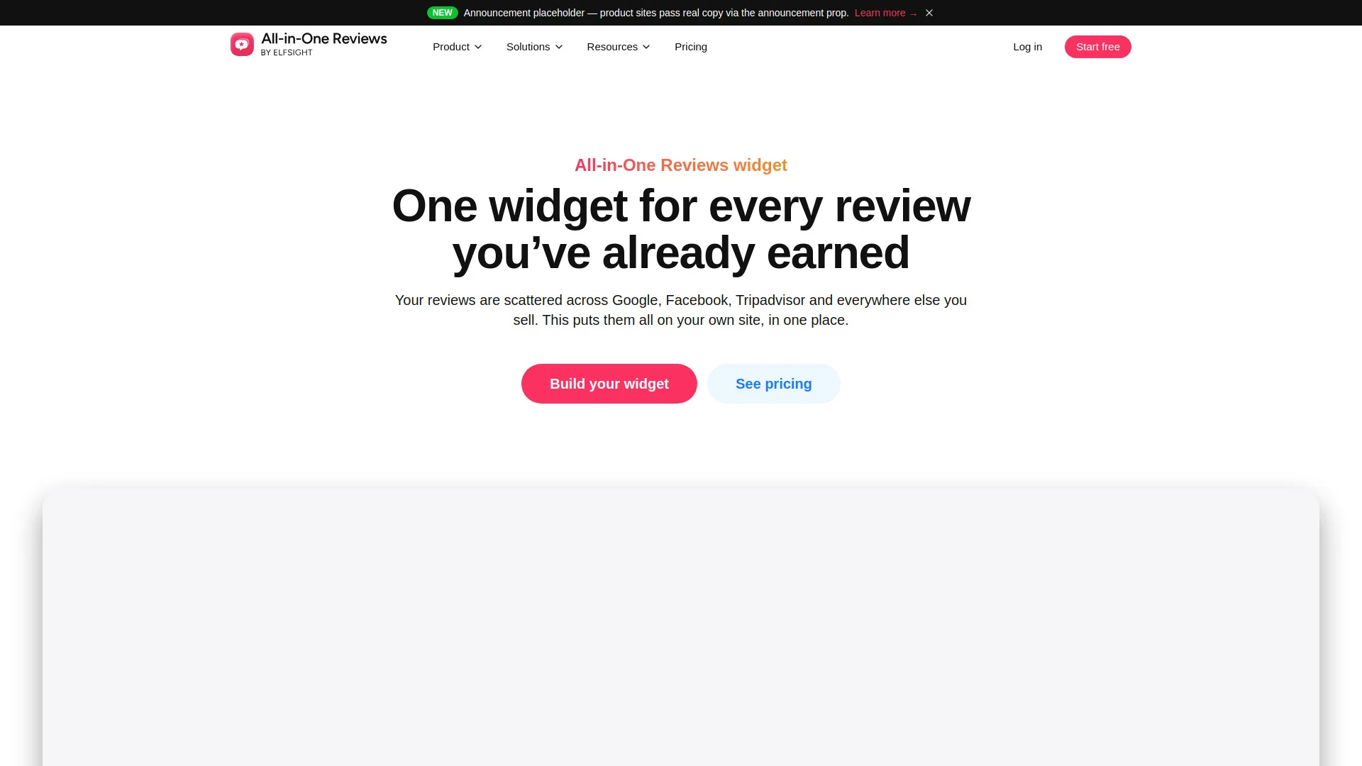 JustReviews — Review Widgets for Websites product preview