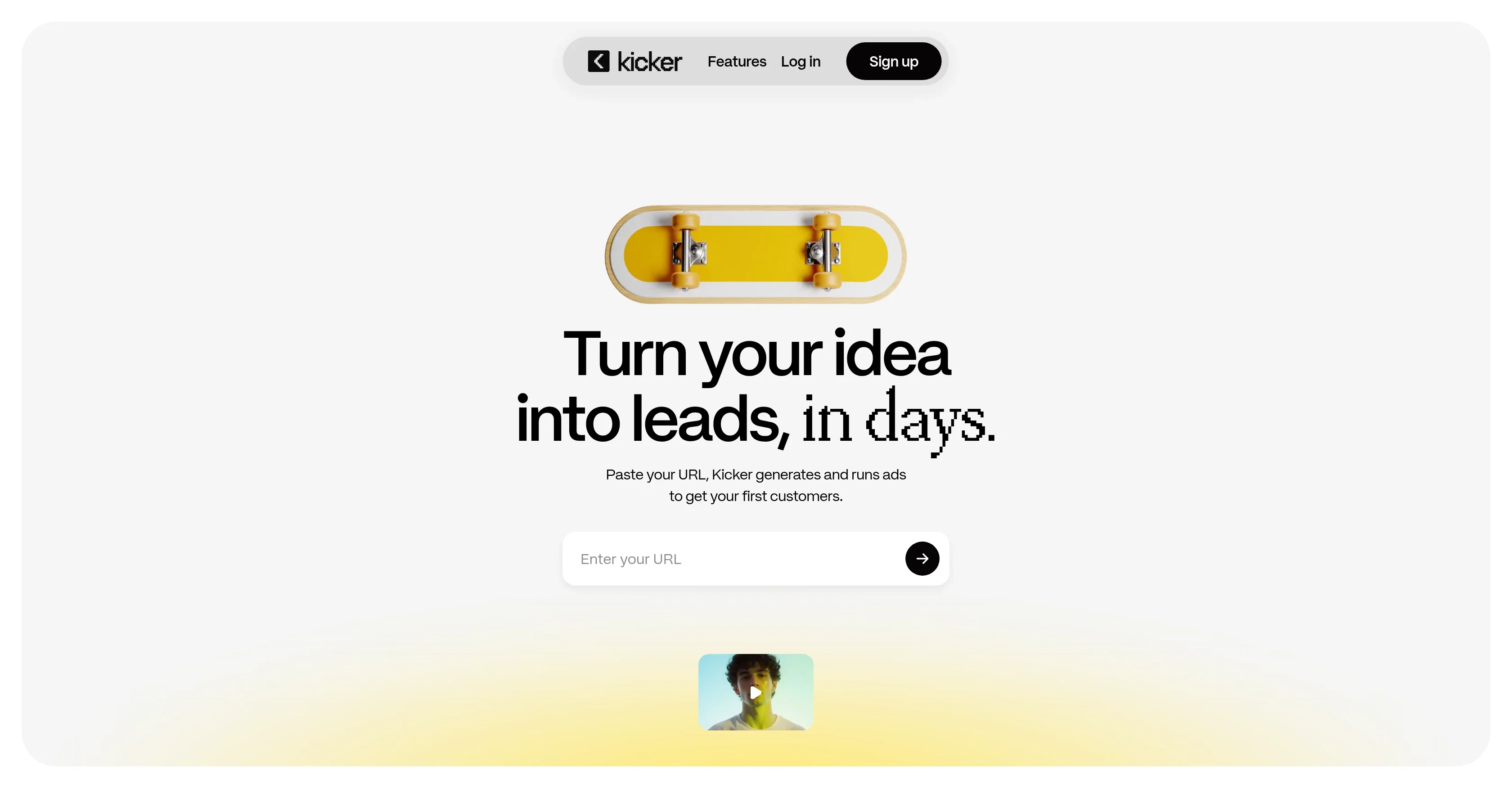 Kicker product preview
