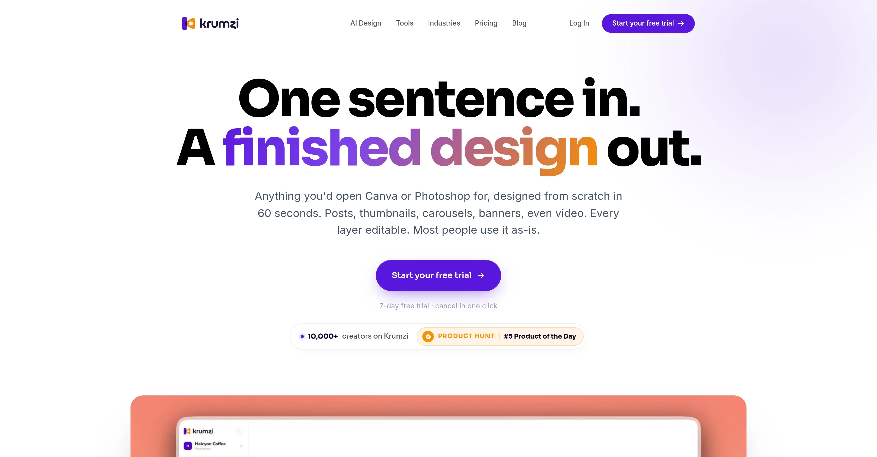 Krumzi product preview